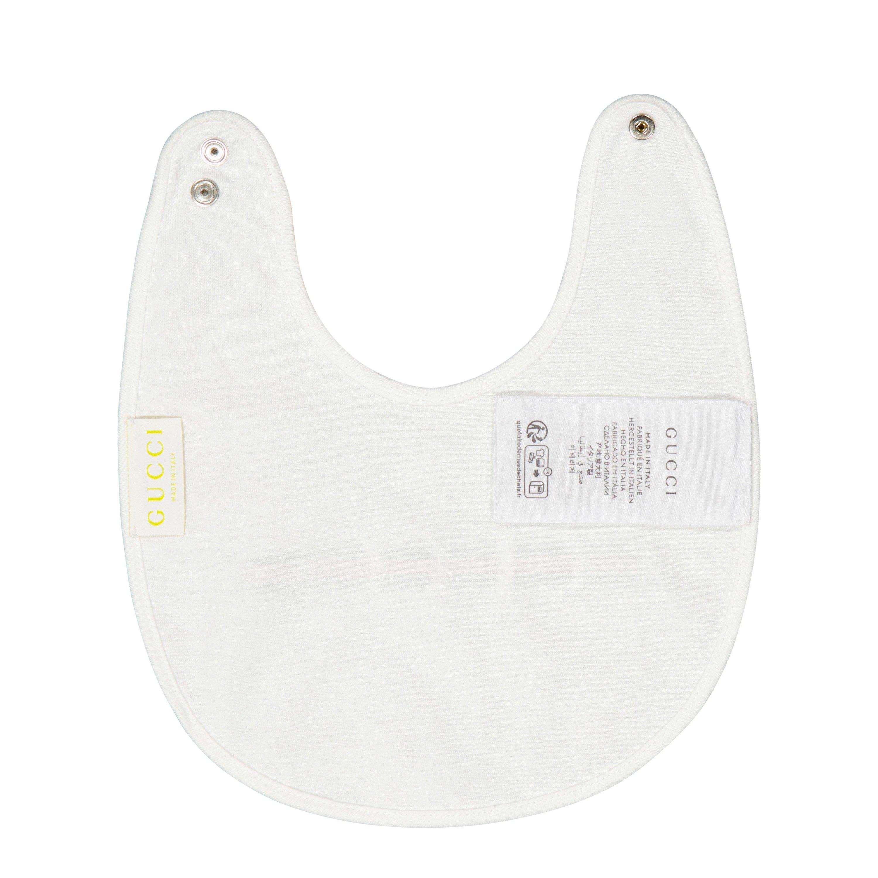 White 9000 - Gucci - Logo Baby Bib - 2