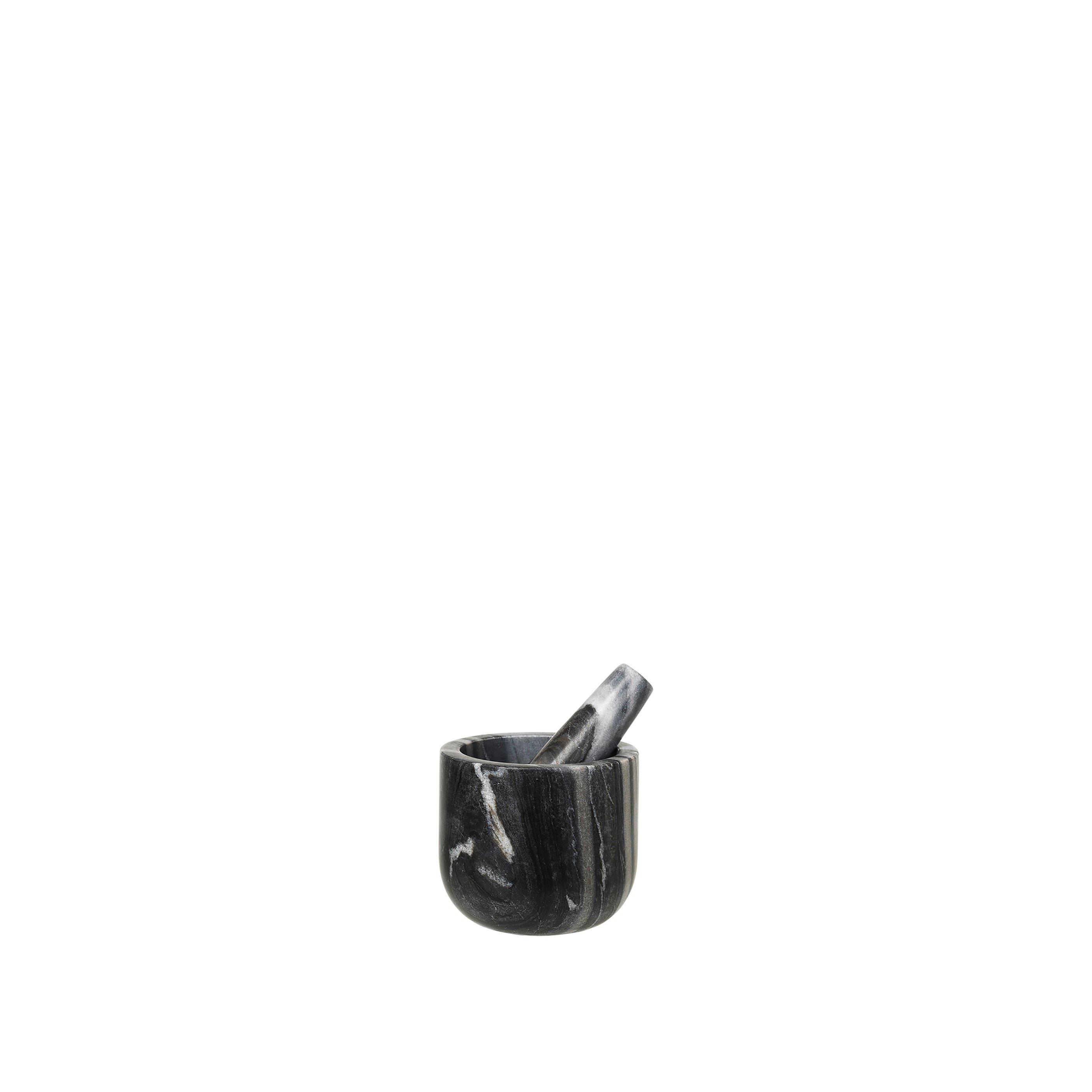 Broste Copenhagen  Marina Pestle & Mortar - Black Marble
