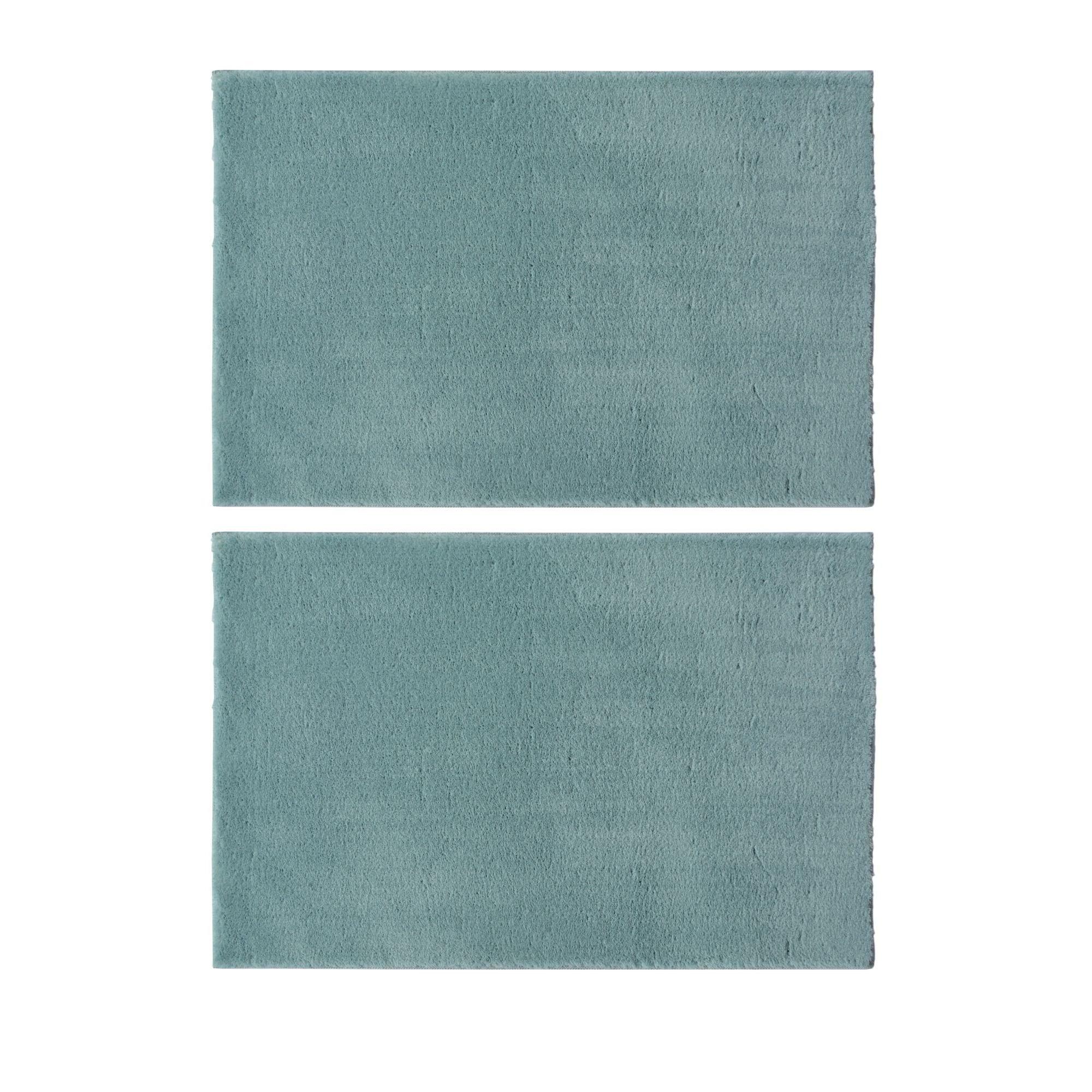 Blue - Homemaker - Royale Bathmats Pack of 2 - 2