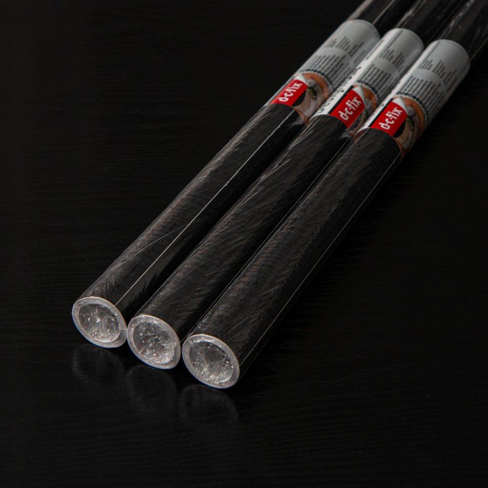 Black - D C Fix - dc fix Blackwood Self Adhesive Vinyl Pack 3 - 1