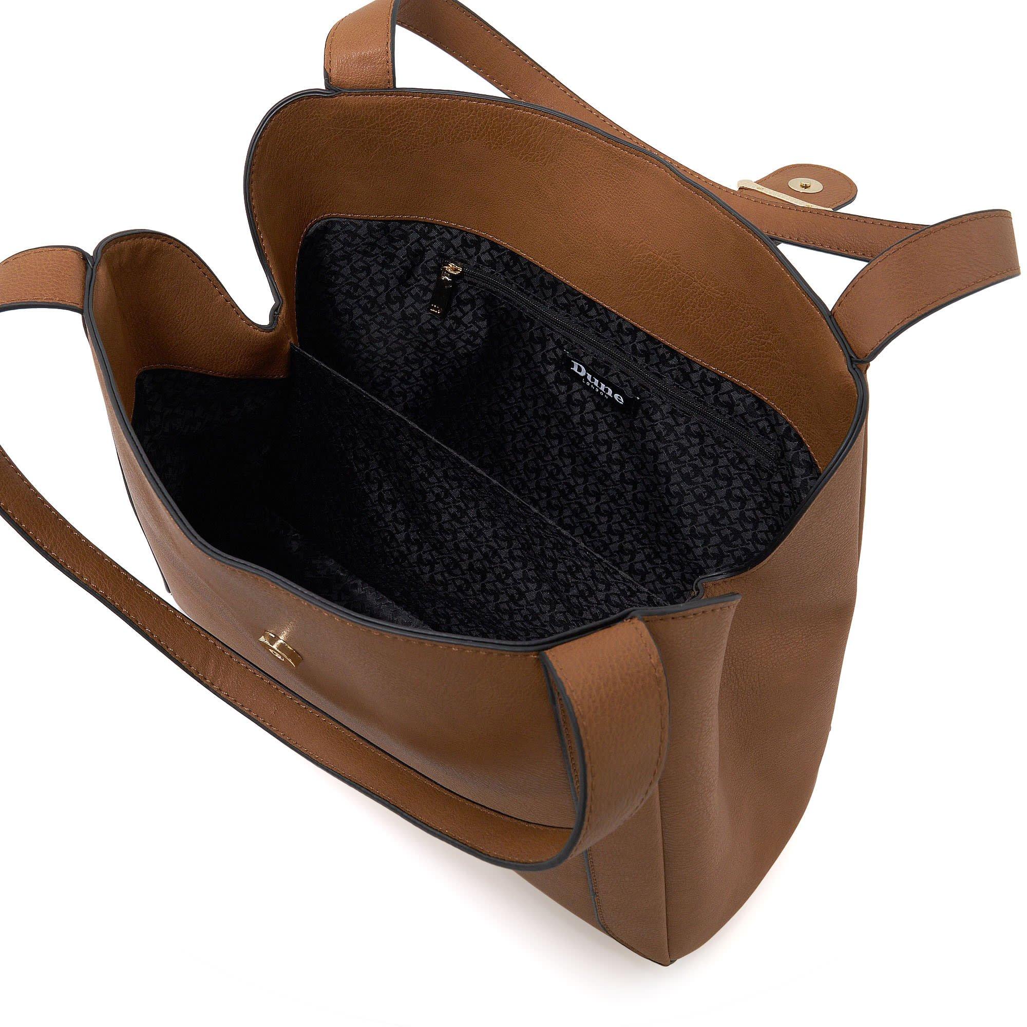 Tan - Dune London - Dune Dixeno Hobo Shoulder Bag - 3