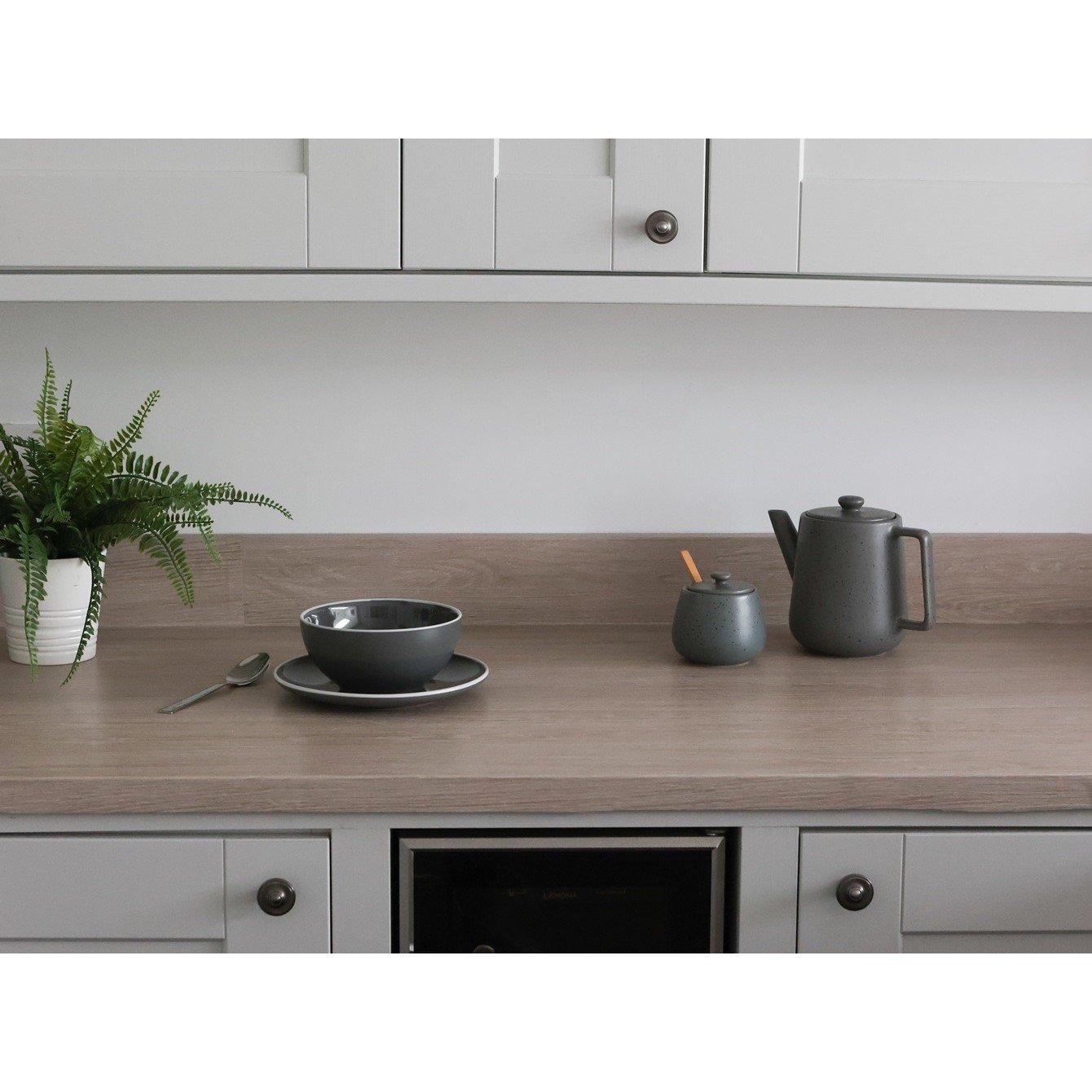 Beige - D C Fix - dc fix Oak Santana Lime Self Adhesive Vinyl Pack 3 - 4