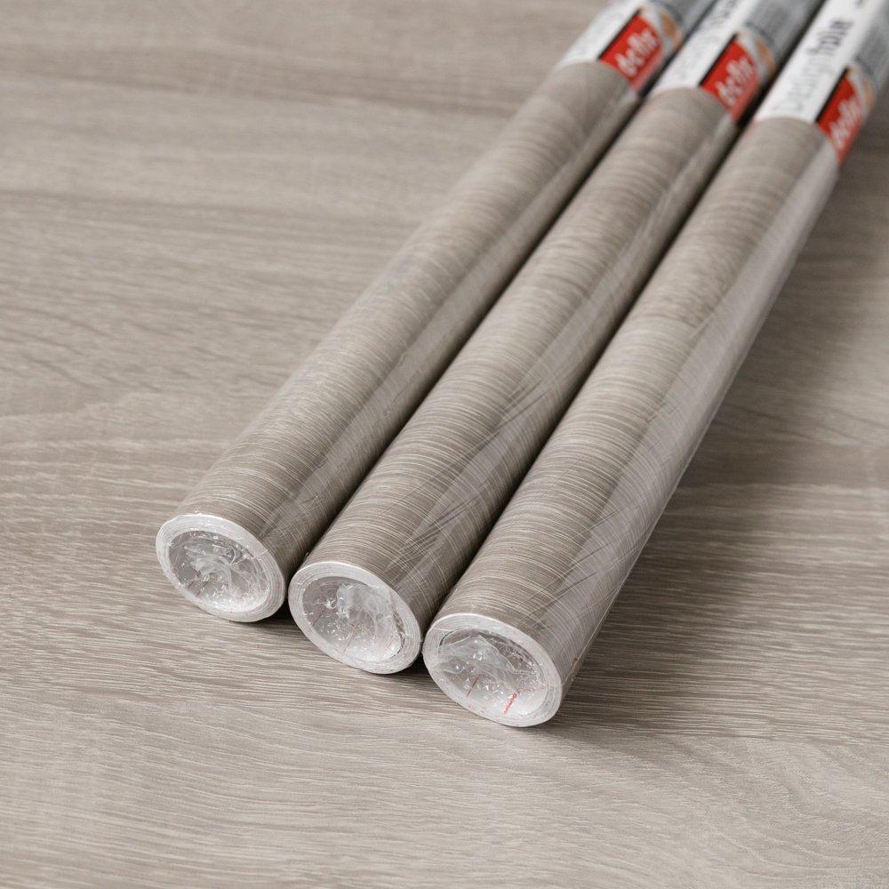 Grey - D C Fix - Oak Santana Grey Self Adhesive Vinyl Pack 3 - 1