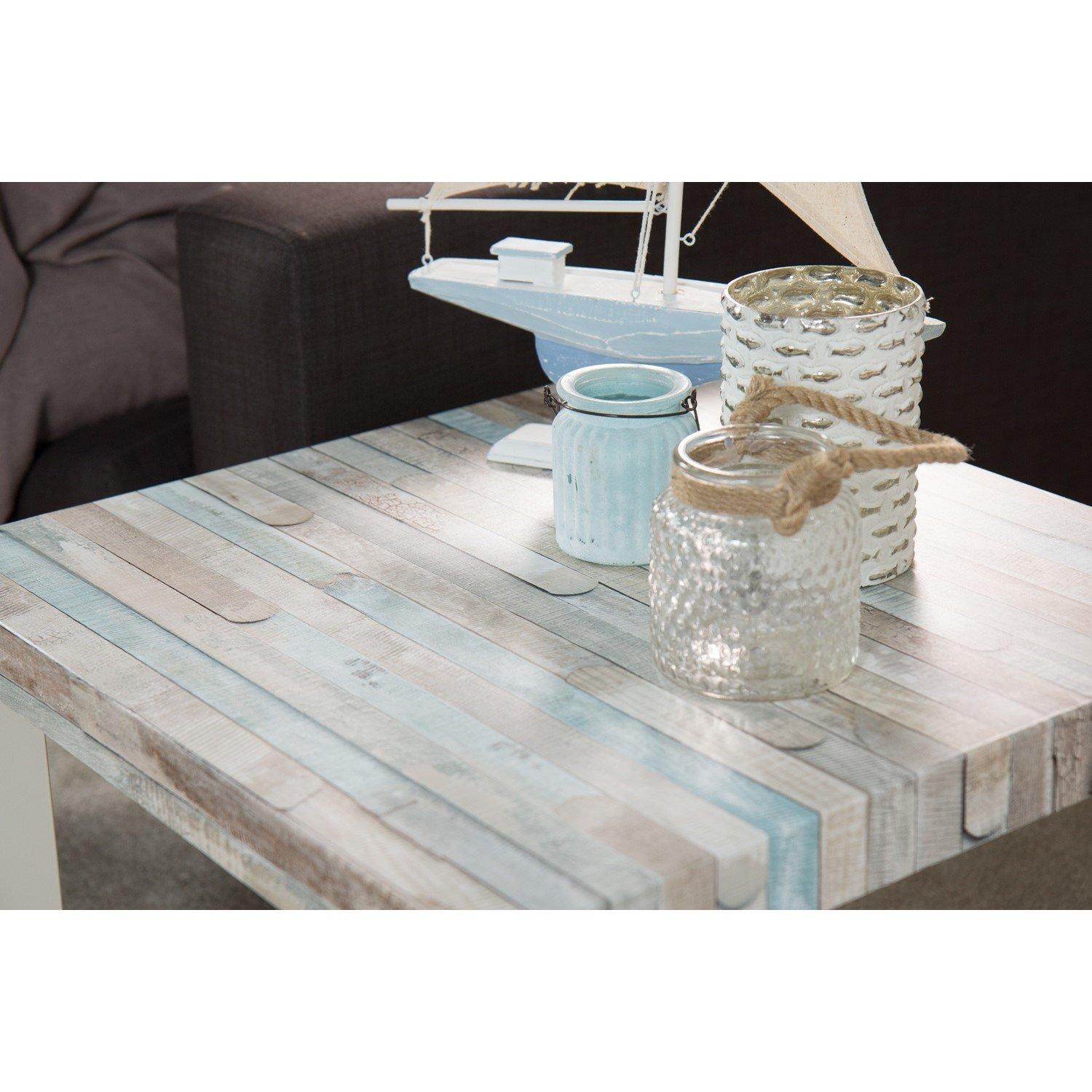 Blue/Grey - D C Fix - dc fix Rio Ocean Self Adhesive Vinyl Pack 3 - 5