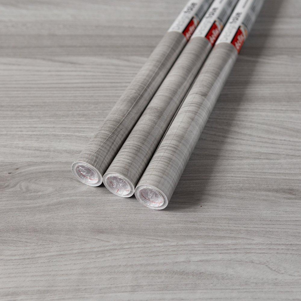 Grey - D C Fix - Sangallo Grey Self Adhesive Vinyl Pack 3 - 1