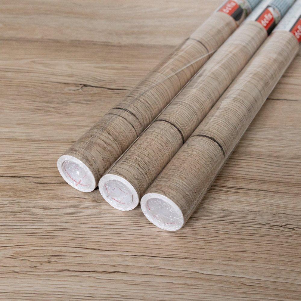 Beige - D C Fix - dc fix Sanremo Oak Sand Self Adhesive Vinyl Pack 3 - 1