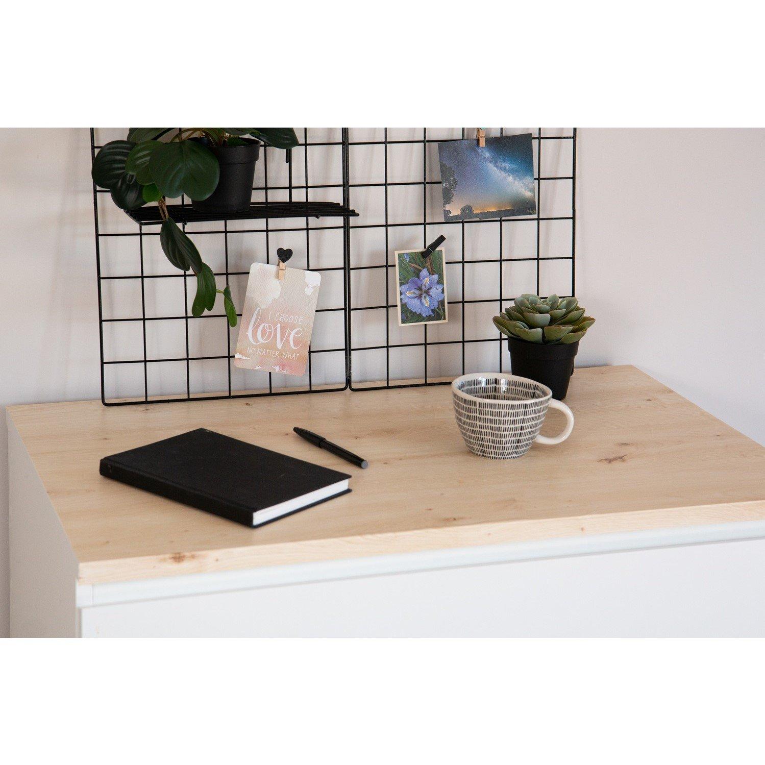 Beige - D C Fix - dc fix Scandi Oak  Self Adhesive Vinyl Pack 3 - 4