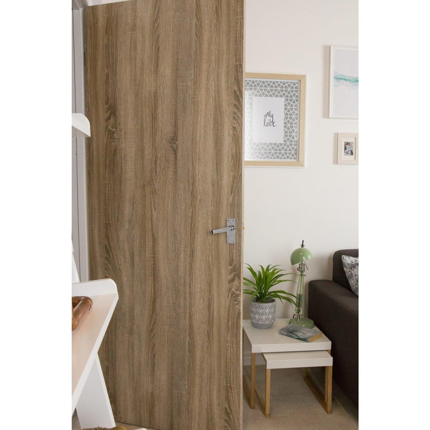 Brown - D C Fix - dc fix Sonoma Oak Light Self Adhesive Vinyl Pack 3 - 3