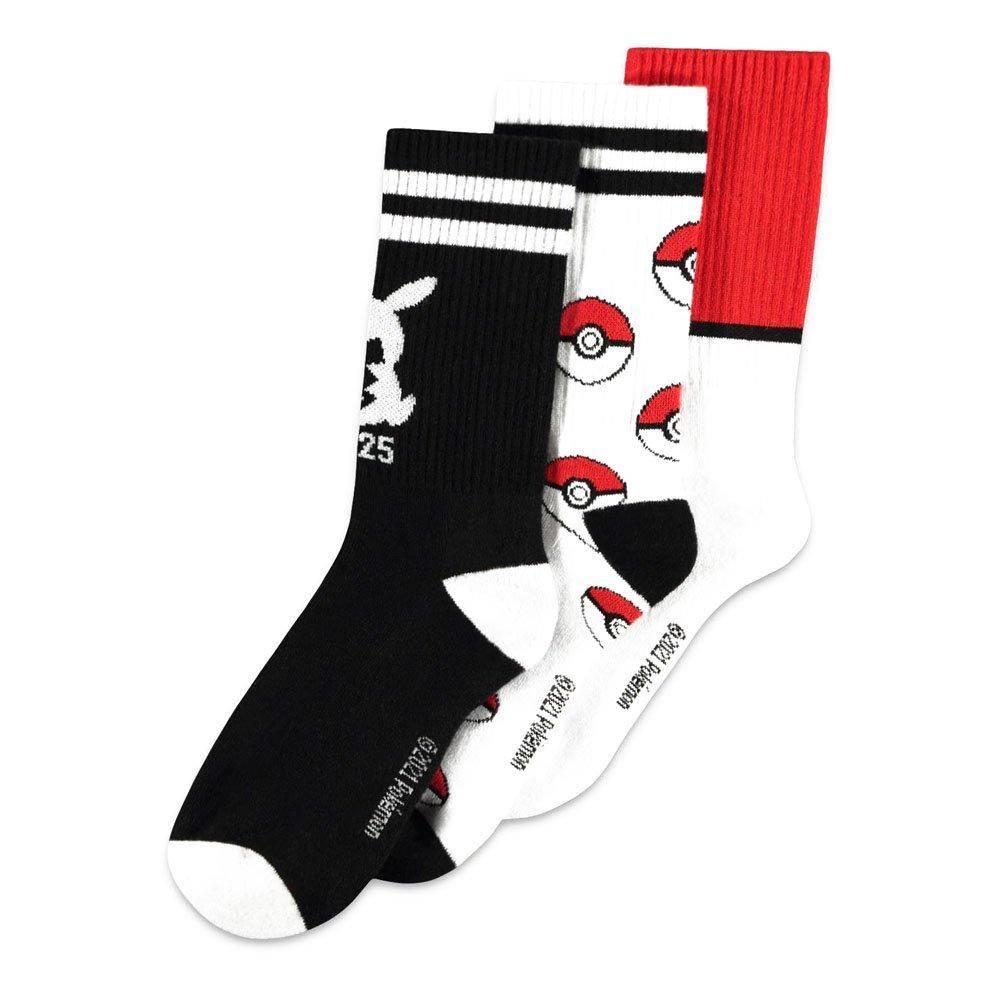 Multi - Pokemon - Iconic Logos Sport Socks - 1