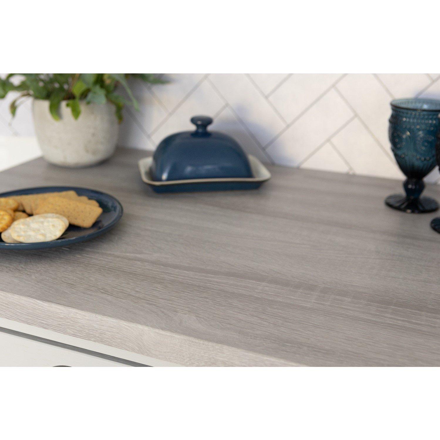 Grey - D C Fix - dc fix Sonoma Oak Grey Self Adhesive Vinyl Pack 3 - 5