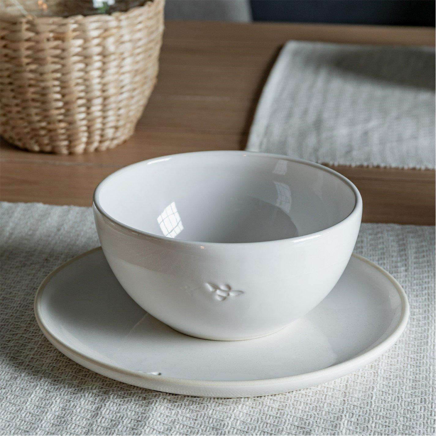 White - Gallery - Bee Side Plates Set of 4 - 1