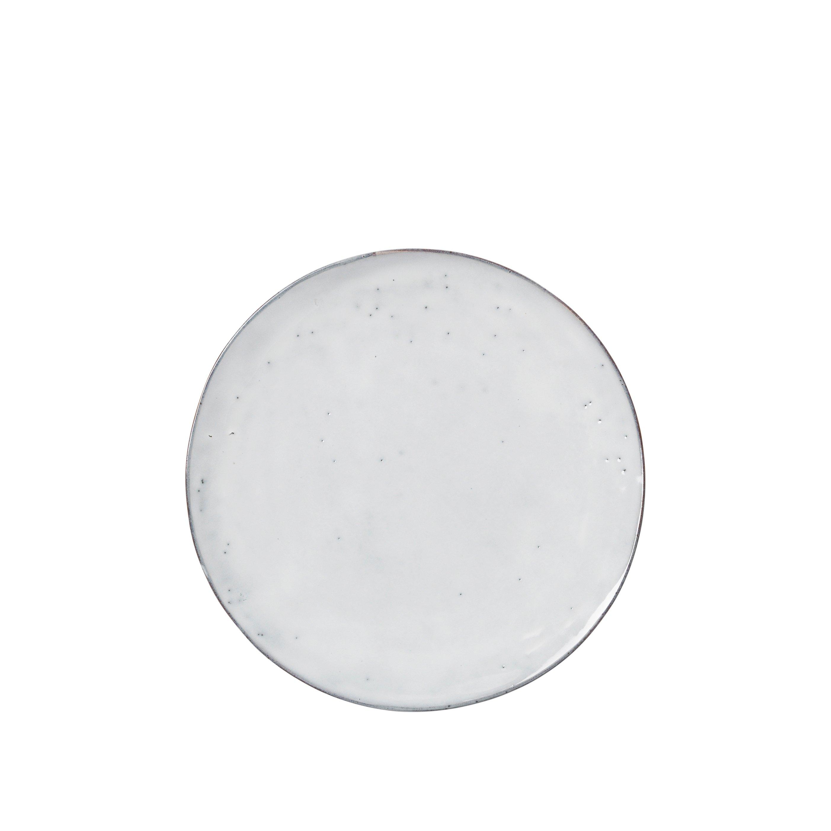 Broste Copenhagen  Nordic Dinner Plate  Of 4 - Stoneware Sand
