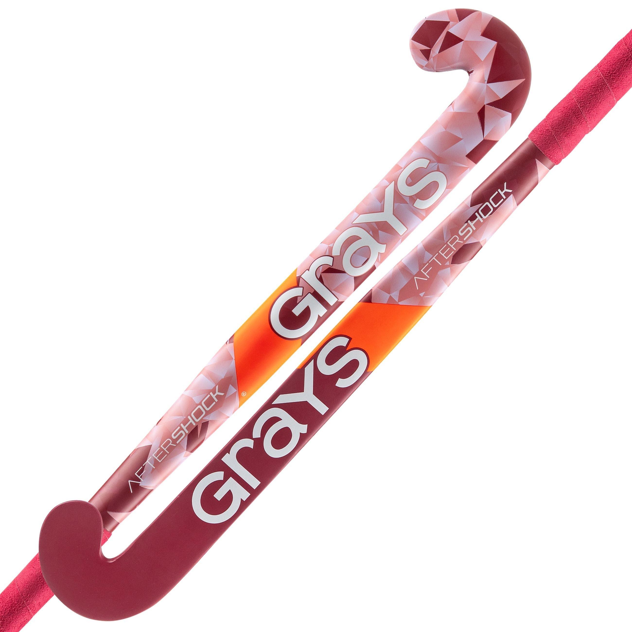 Pink/Red - Grays Hockey - Kids' Aftershock Hockey Stick - 1