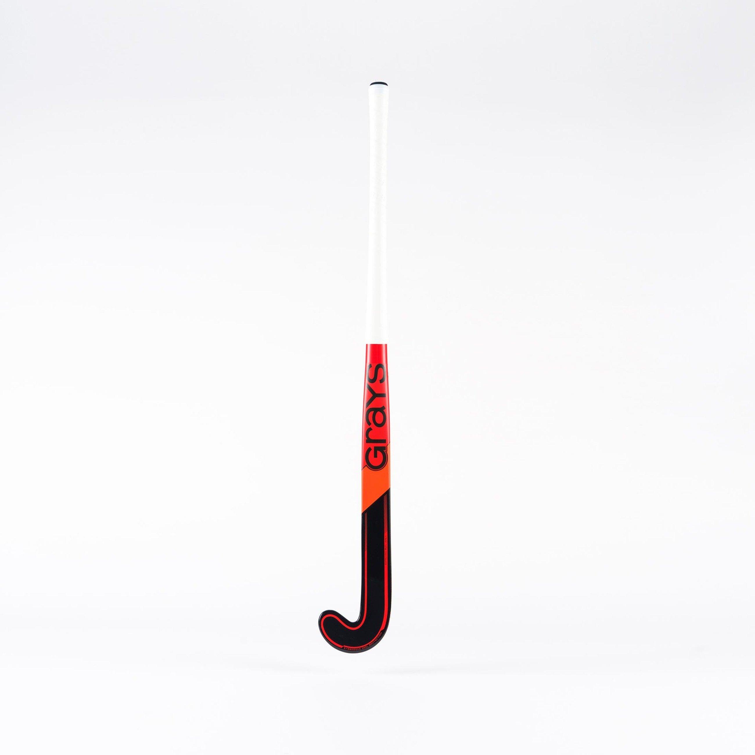 Black/Hot Red - Grays Hockey - Adults Midbow 61 Hockey Stick - 3