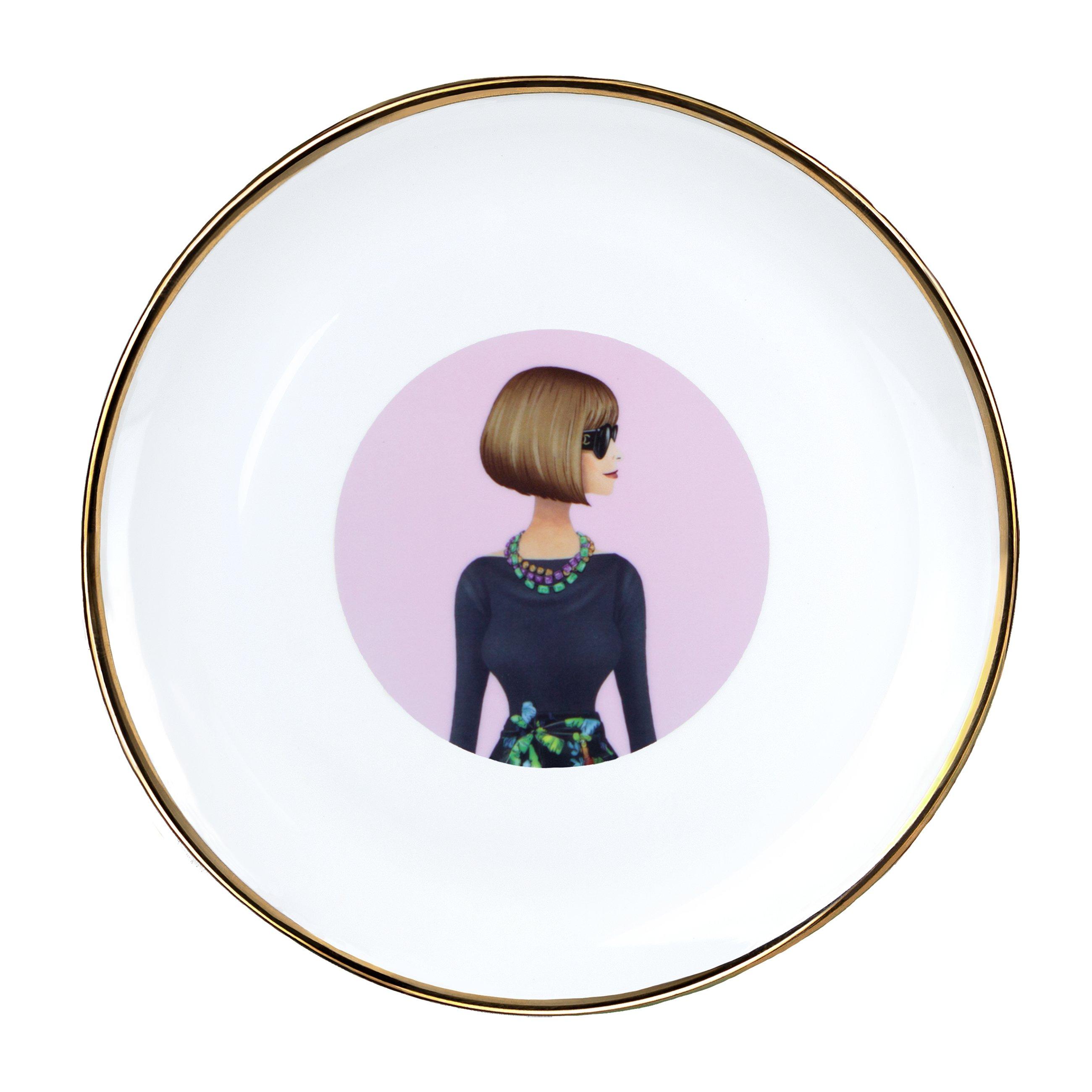 White - Who Icons - WhoIcons Anna Plate - 1