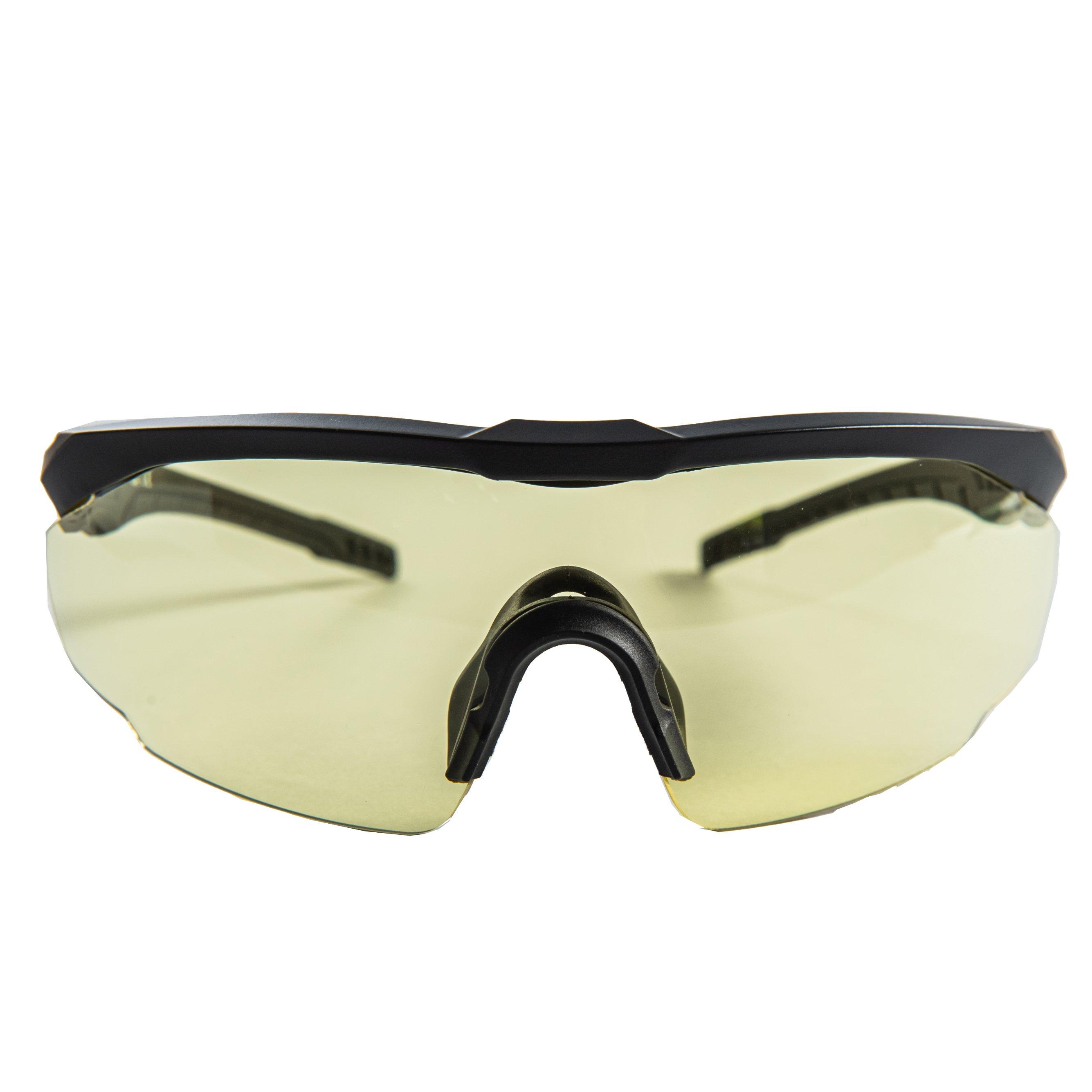 Pinnacle  Low Light Cycling Glasses - Black