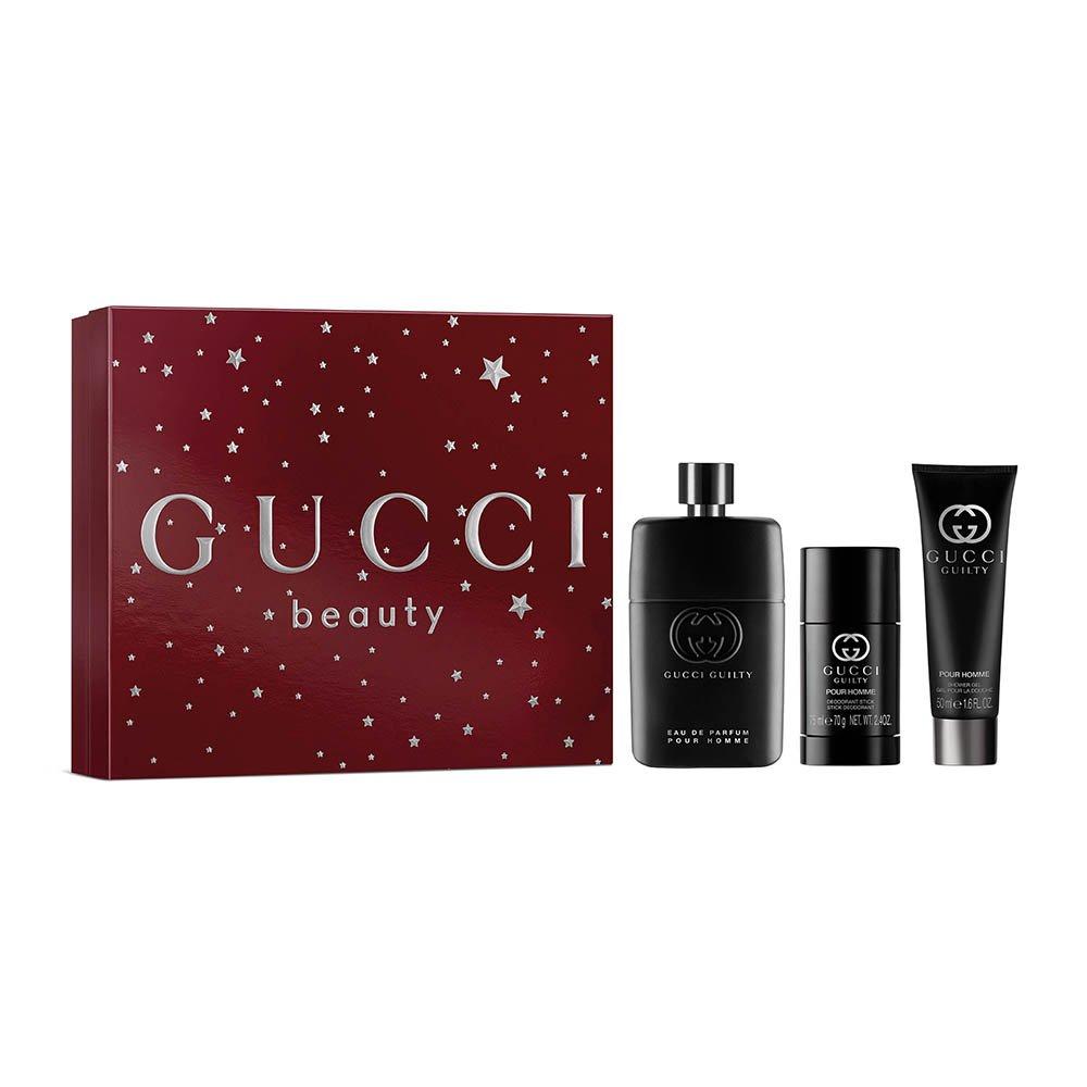 Gucci Men's  Guilty Pour Homme Eau De Toilette For Duo Giftset 90Ml