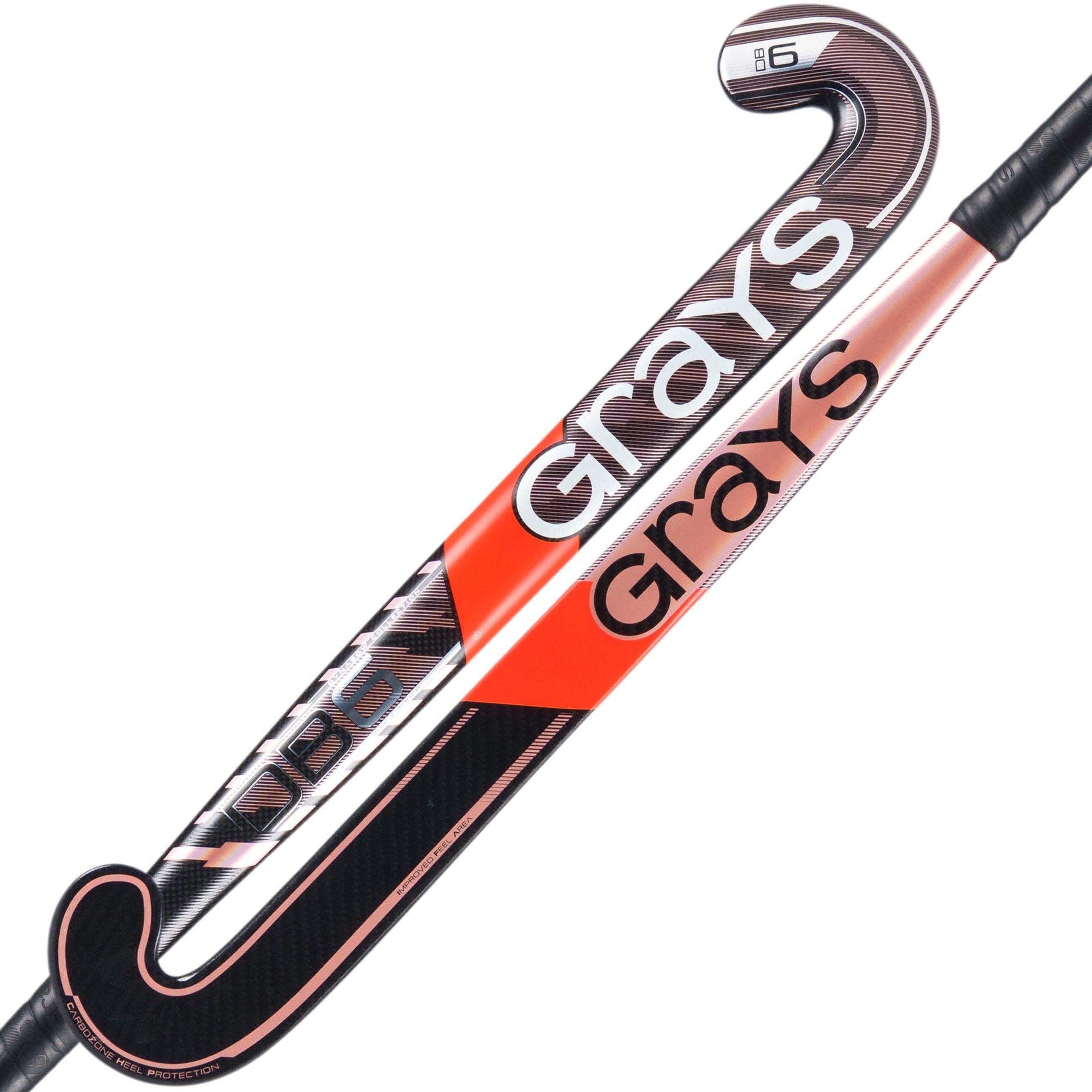 Black/Met Pink - Grays Hockey - Adults Dynabow 10 Hockey Sticks - 1