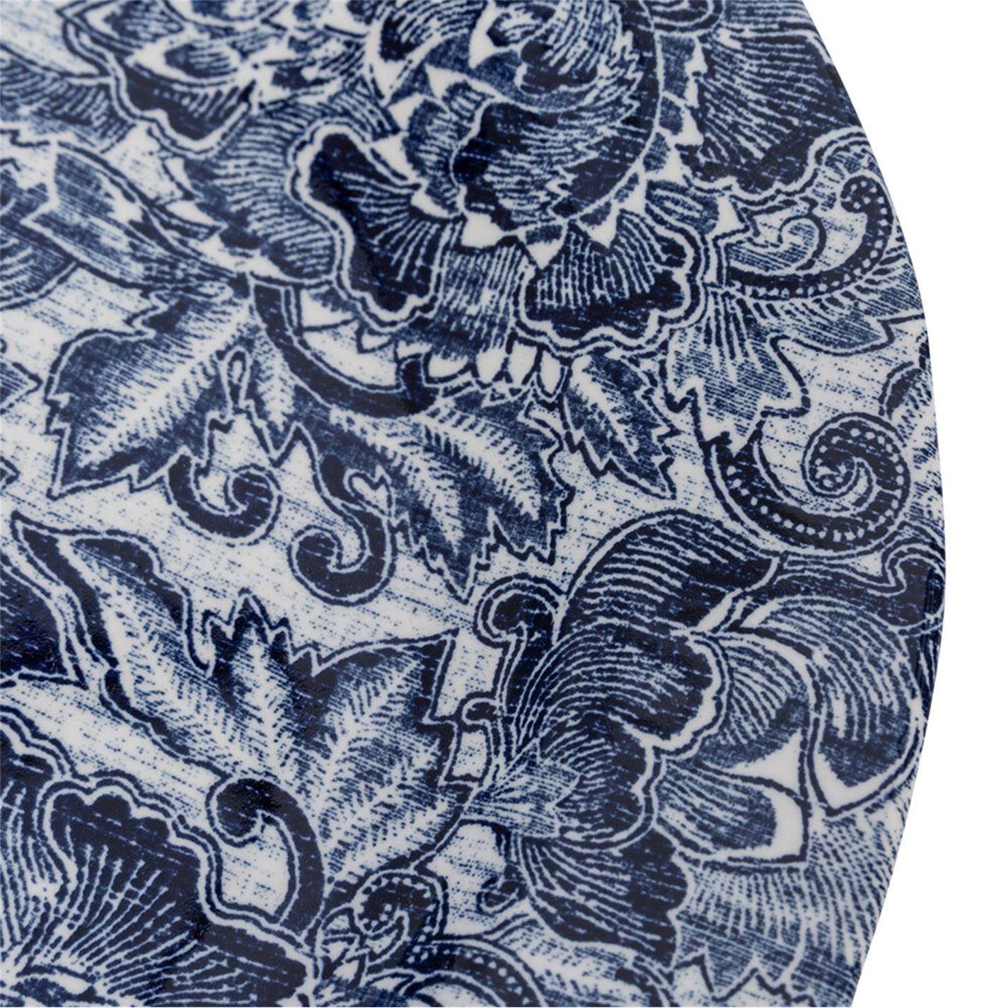 Indigo - Ralph Lauren Home - RalphLaurenHome Faded Peony Dinner Plate - 6