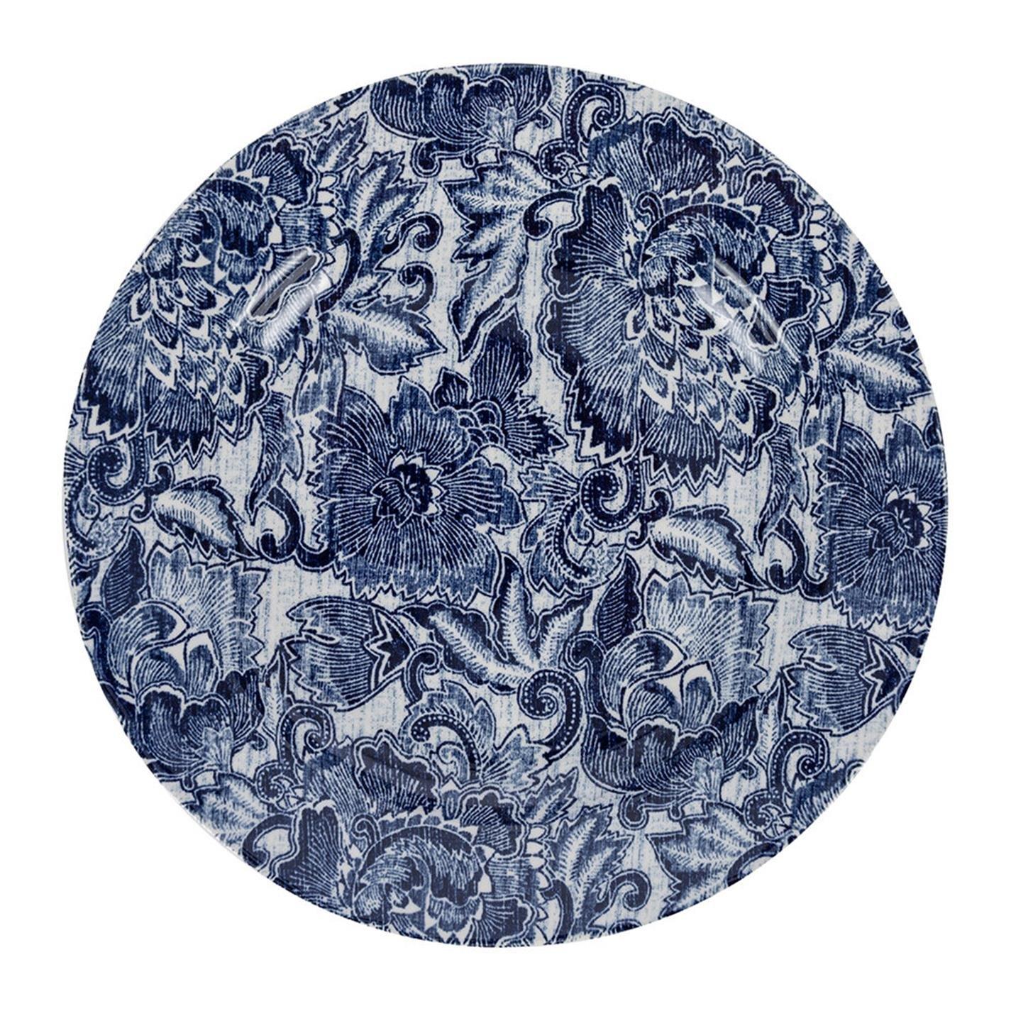 Indigo - Ralph Lauren Home - RalphLaurenHome Faded Peony Salad Plate - 1