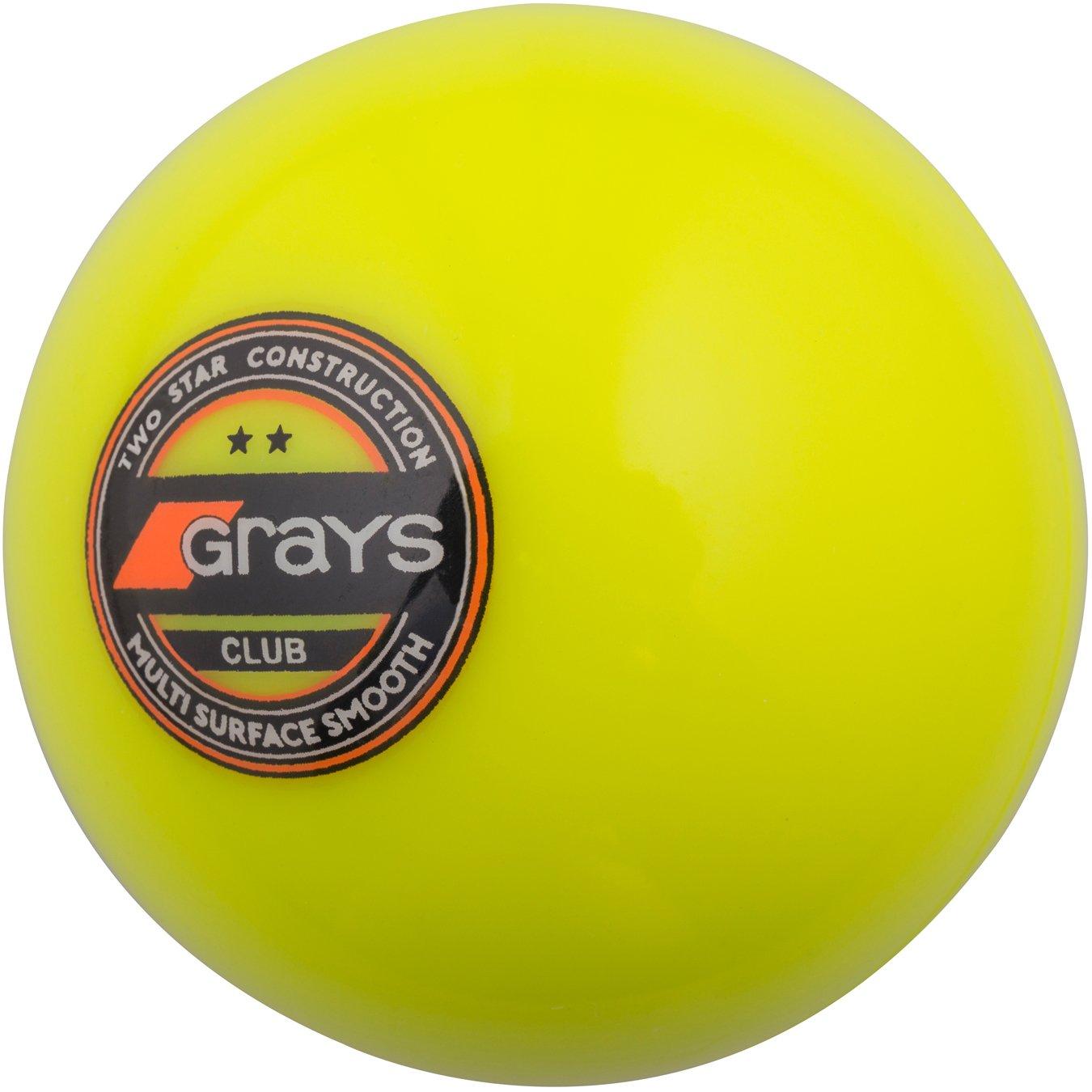 Grays Hockey  Adults Club Hockey Balls - Yellow