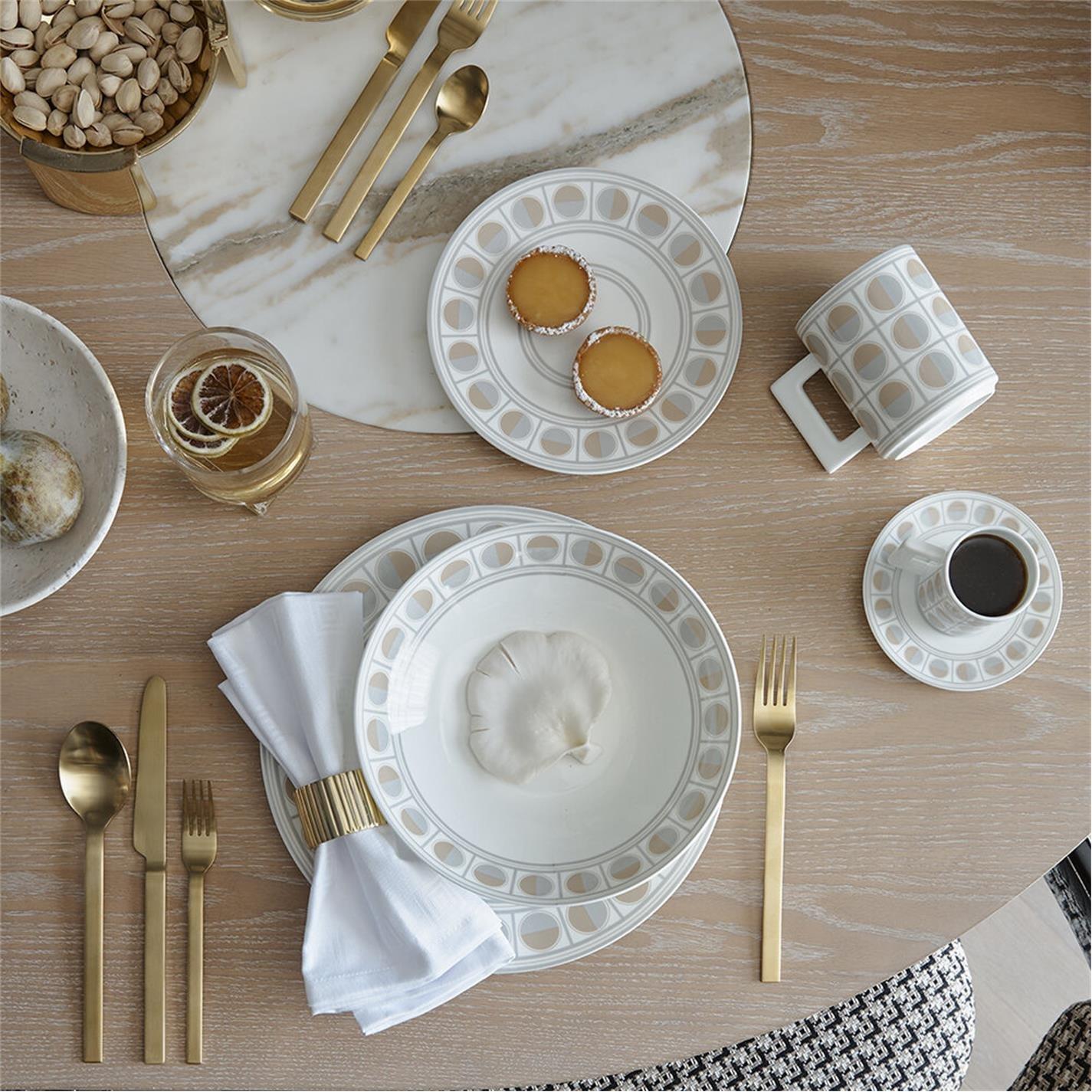 White - Greg Natale - GregNatale Amalfi Dinnerware - 4 Piece Set - 3