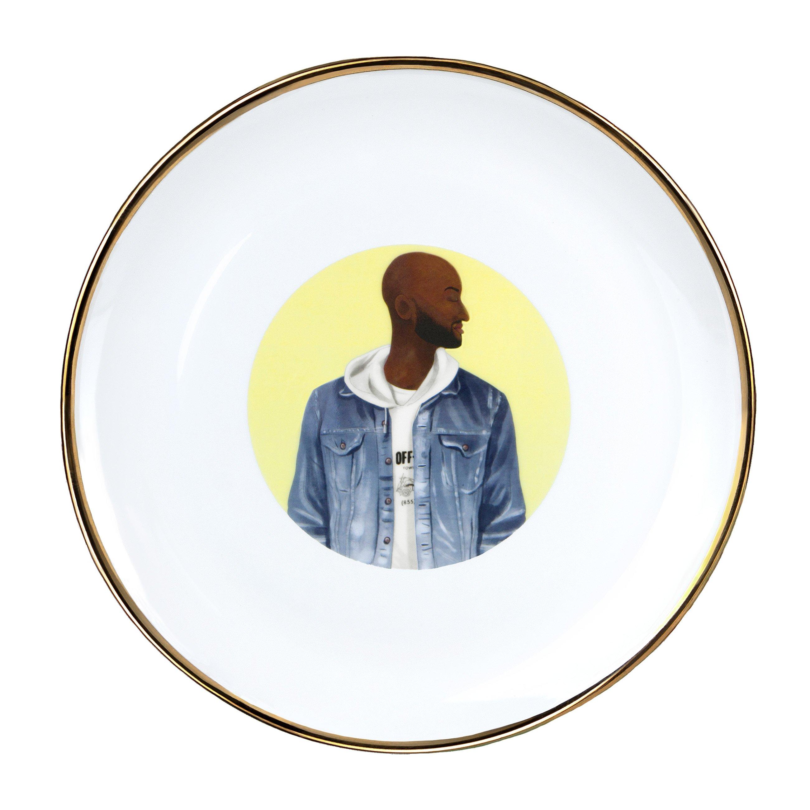 White - Who Icons - WhoIcons Virgil Plate - 1