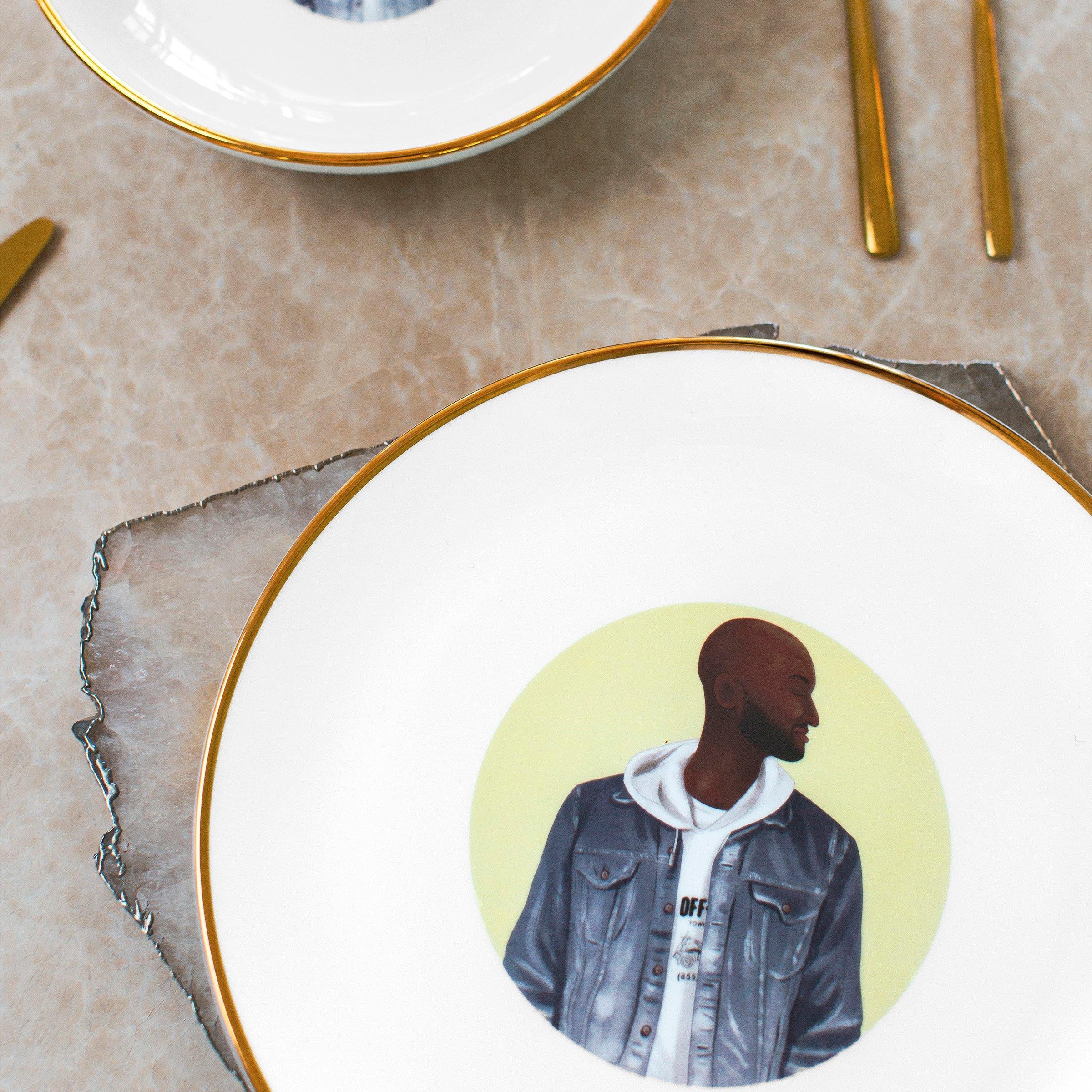 White - Who Icons - WhoIcons Virgil Plate - 3