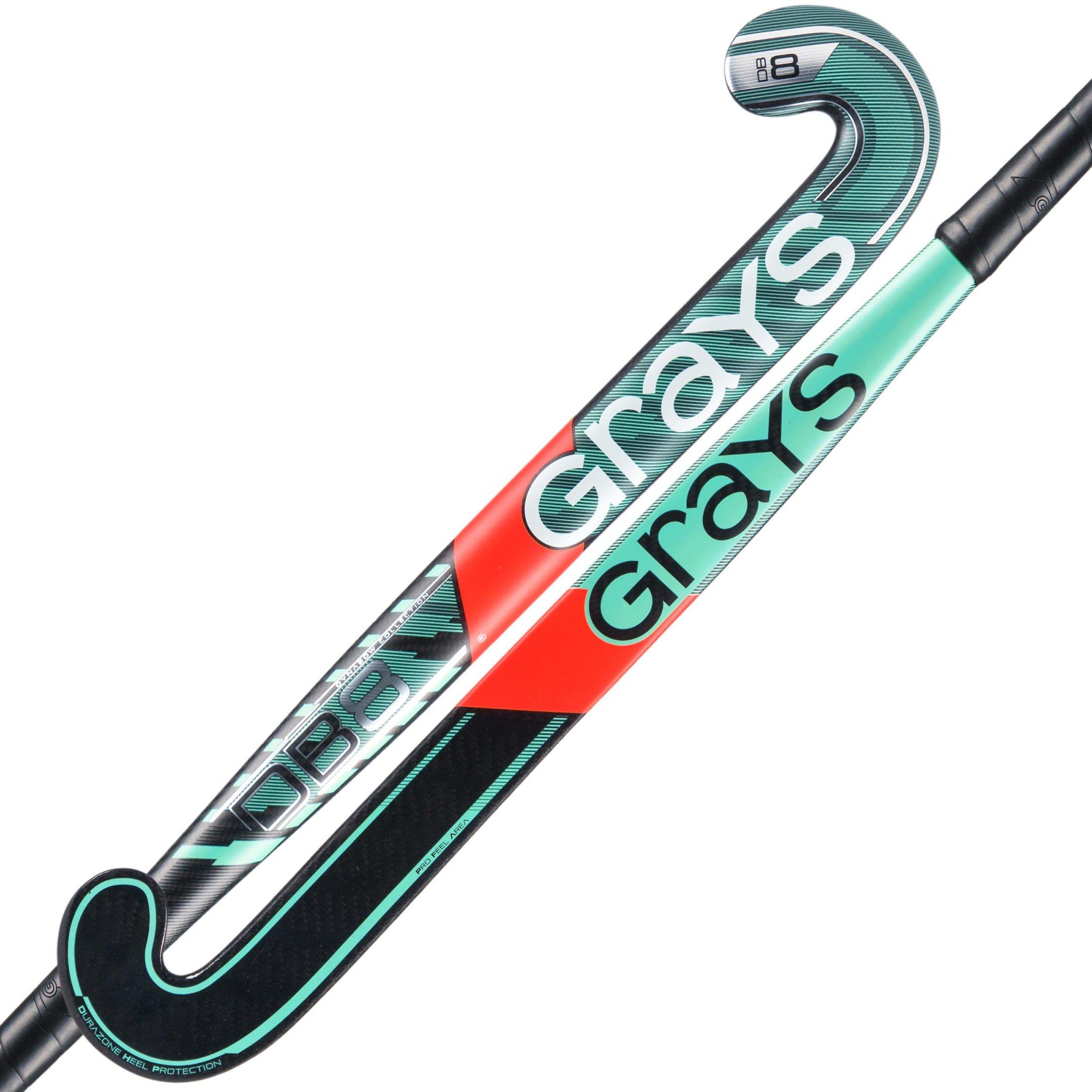 Black/Aq - Grays Hockey - DB 8 Hockey Stick - 1