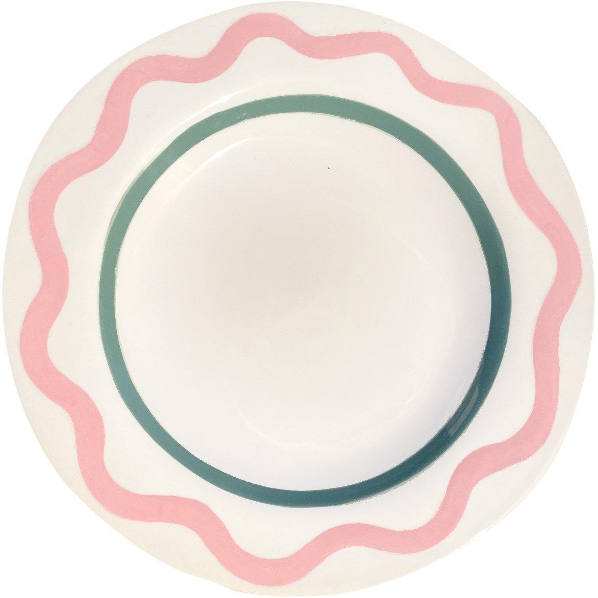 Pink - Laetitia Rouget - LaetitiaRouget Lisbon Dessert Plate - 21cm - 1