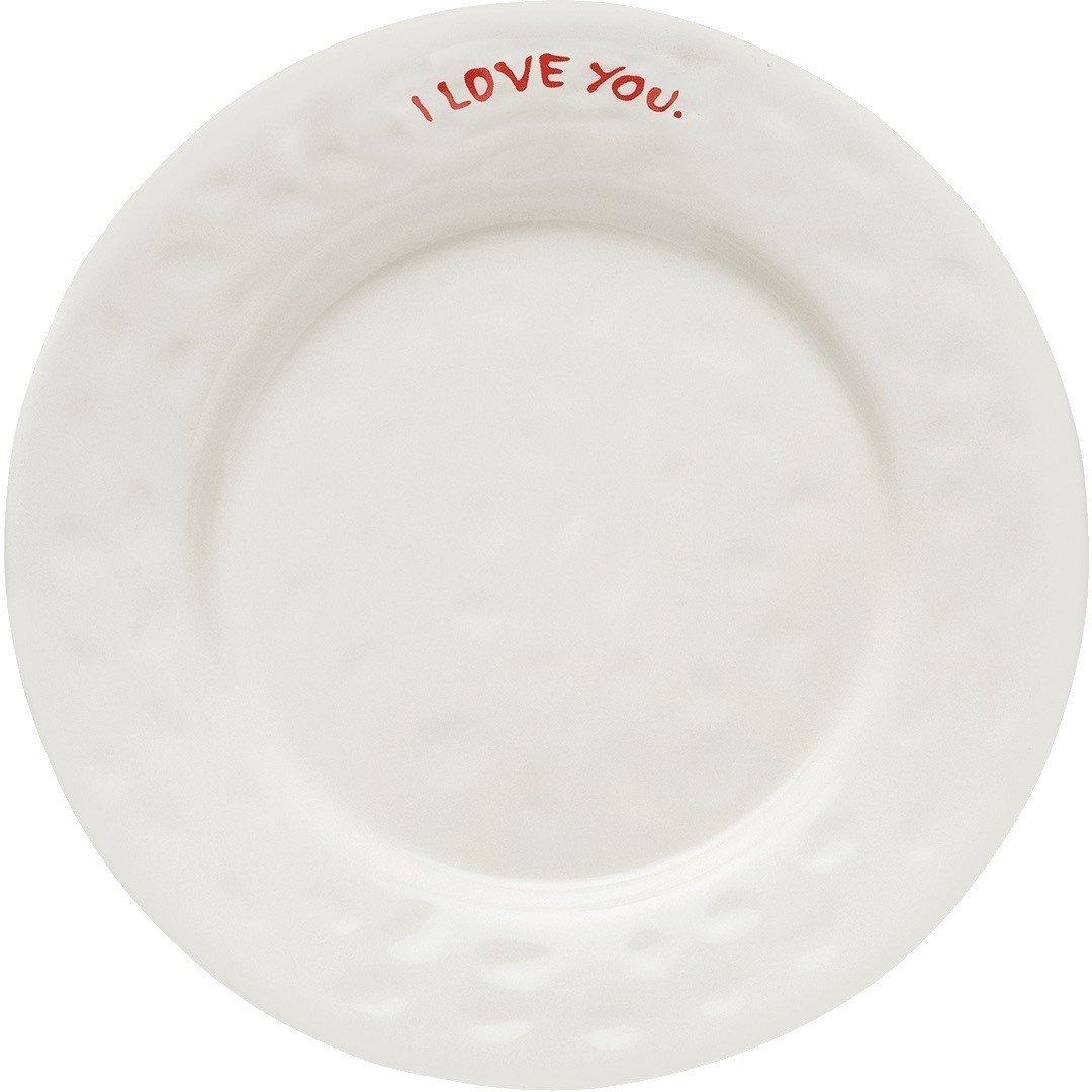 Anna Nina  Anna Breakfast Plate - I Love You