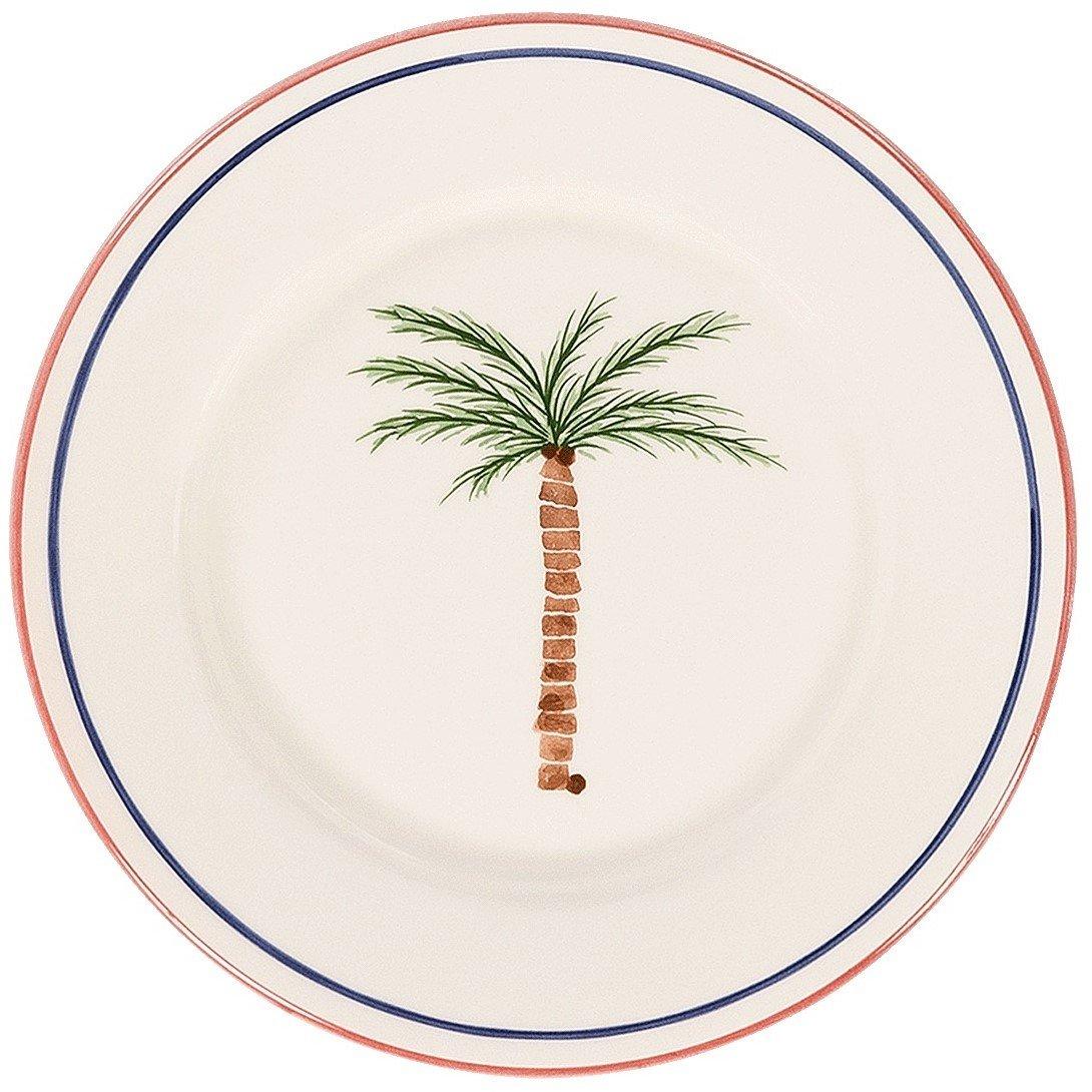 Anna Nina  Anna Breakfast Plate - Palm Tree