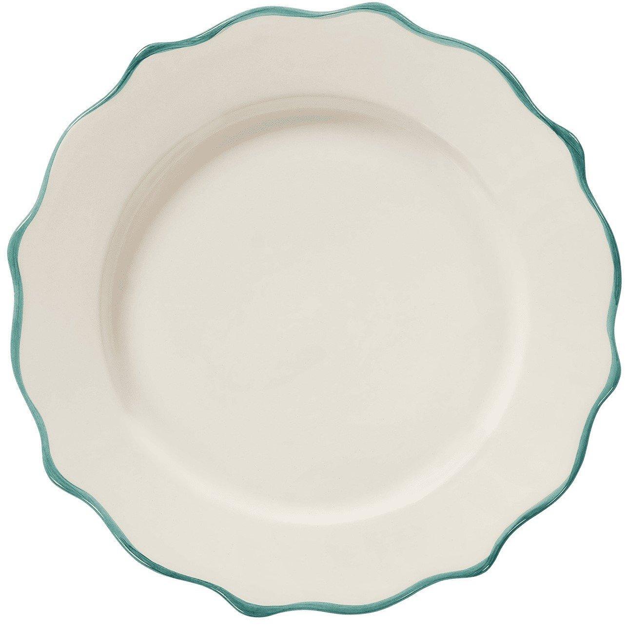 Forest Scallop - Anna + Nina - Anna Forest Scalloped Dinner Plate - 1