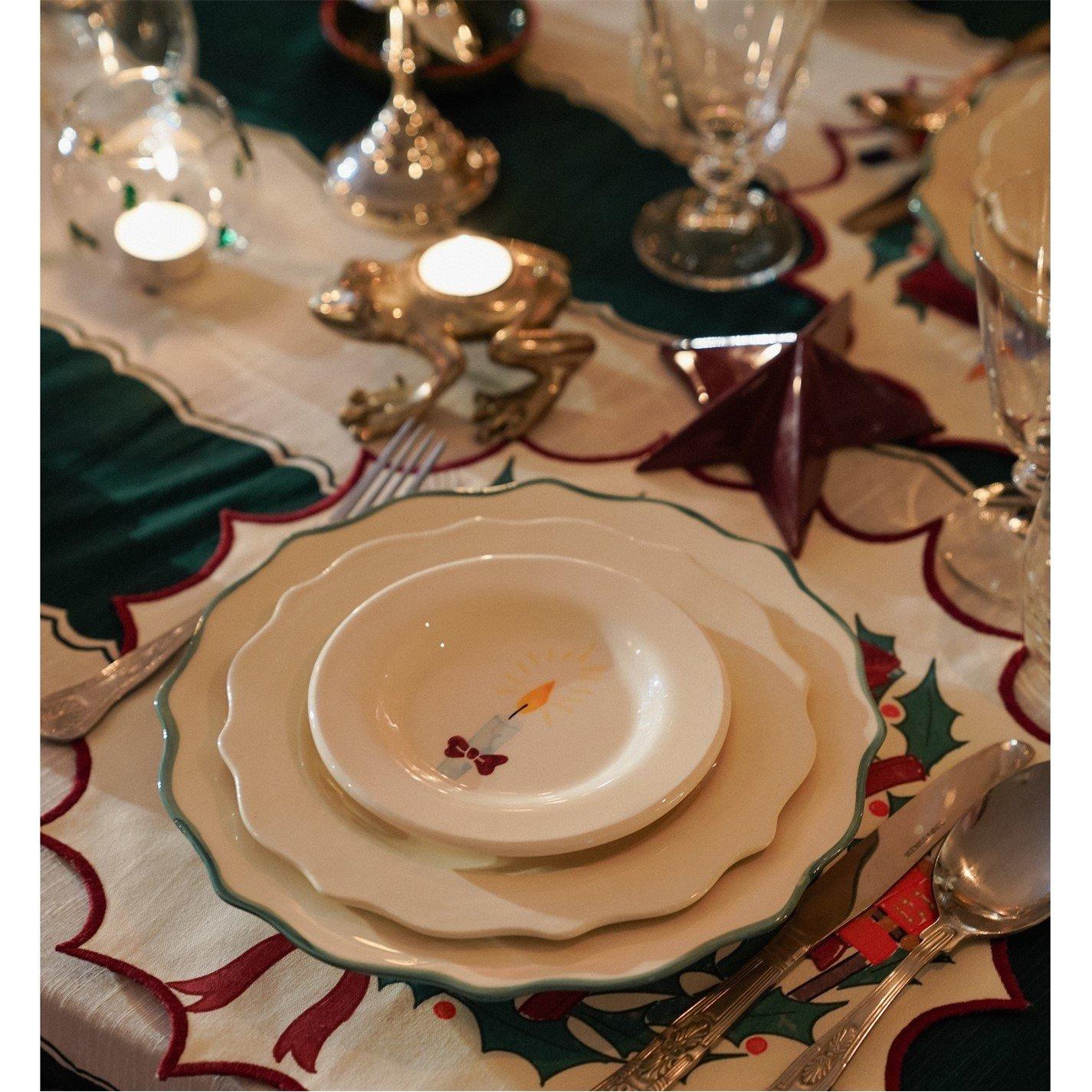 Forest Scallop - Anna + Nina - Anna Forest Scalloped Dinner Plate - 2