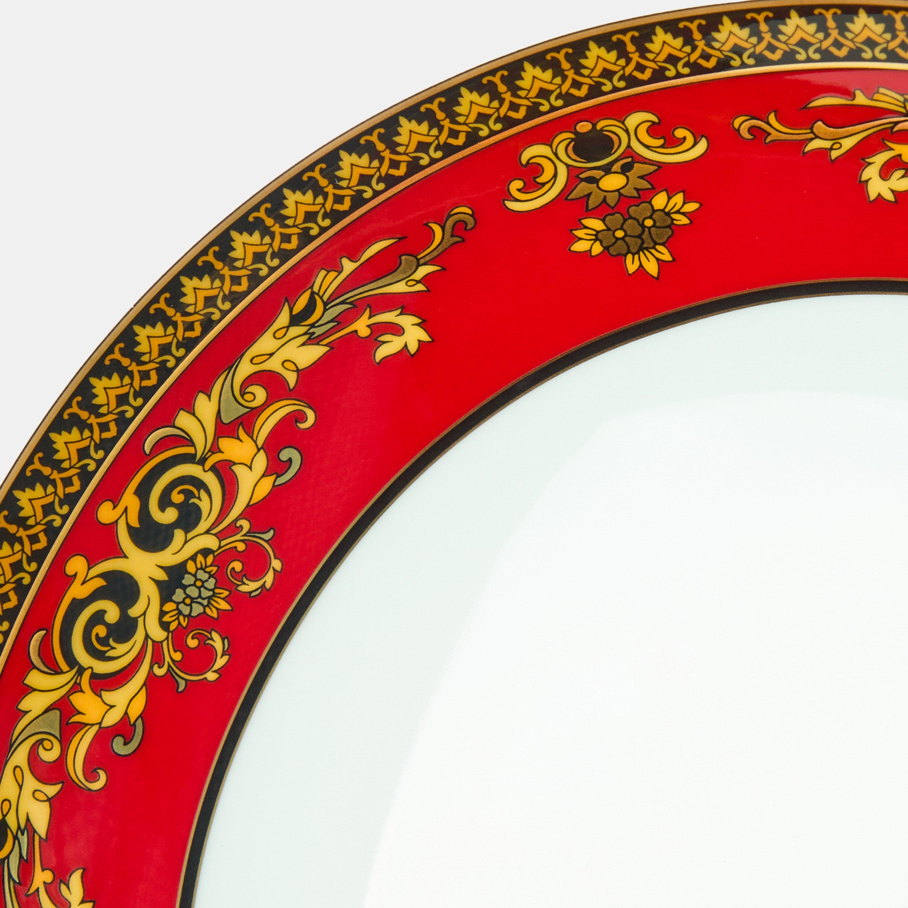 Red - Versace Home - Medusa Soup Plates - 3