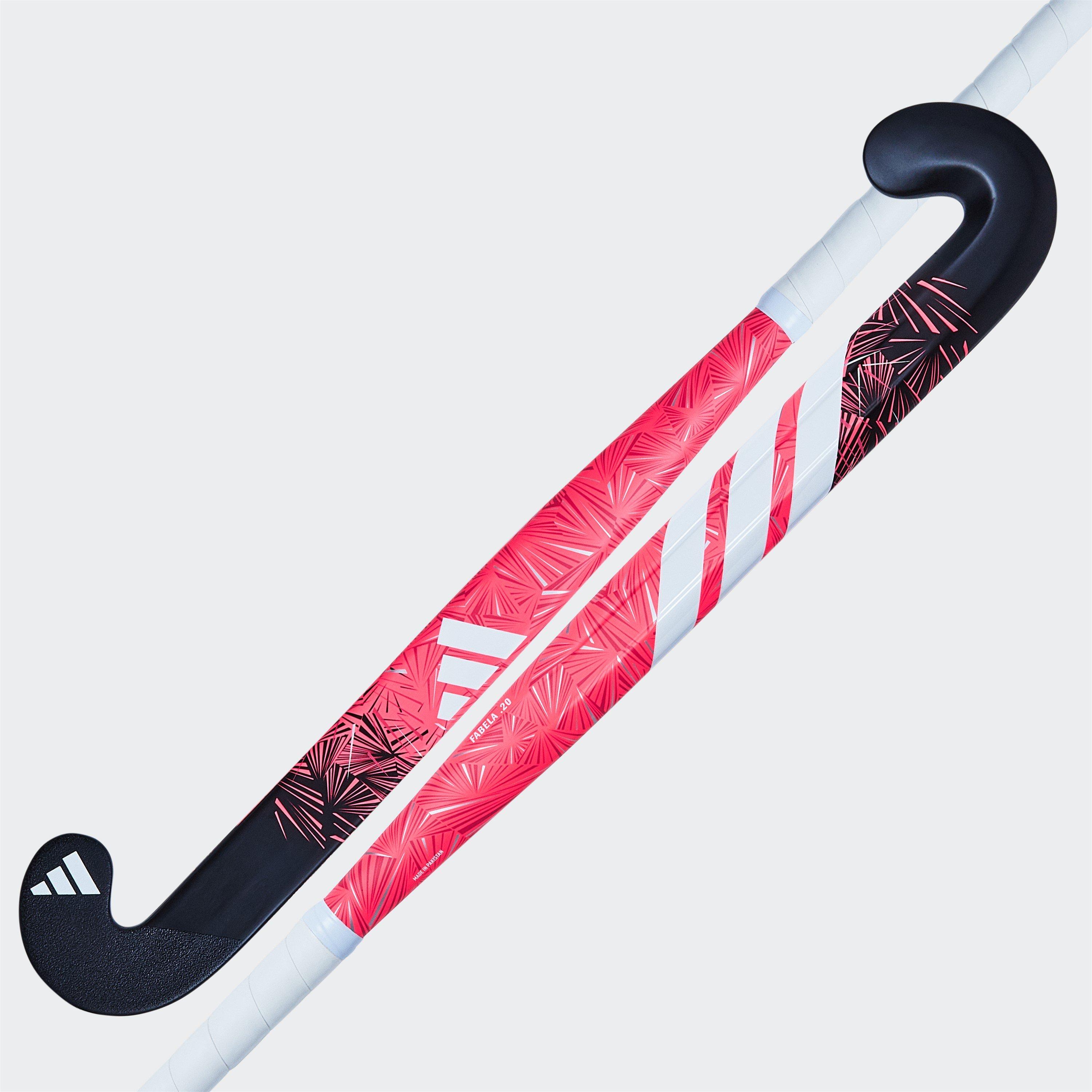 Blk/Solar - adidas - Fabela 20 Low-Bow Hockey Stick - 1