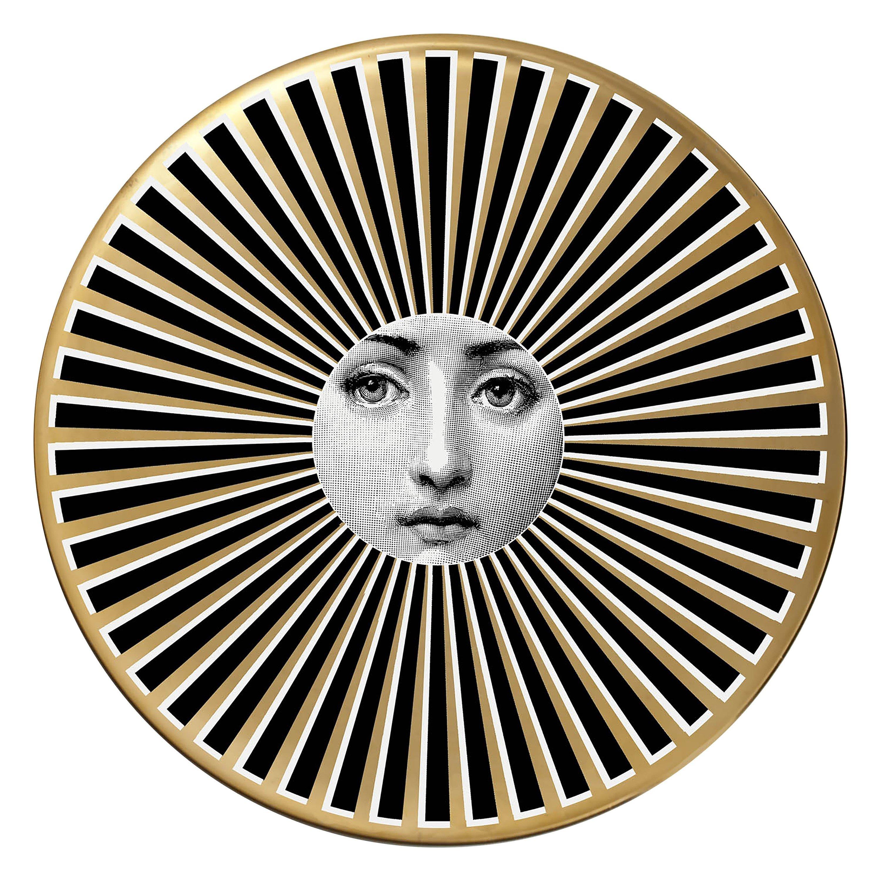 Black/Gold - Fornasetti - Tema e Variazioni Wall Plate – No 247 - 1
