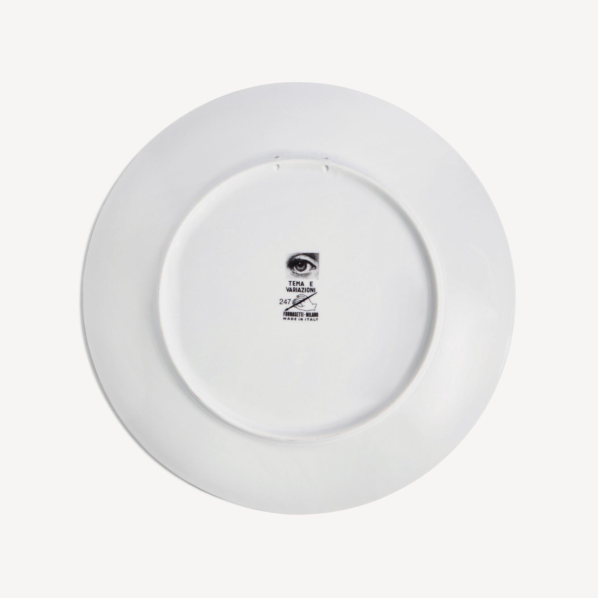 Black/Gold - Fornasetti - Tema e Variazioni Wall Plate – No 247 - 2