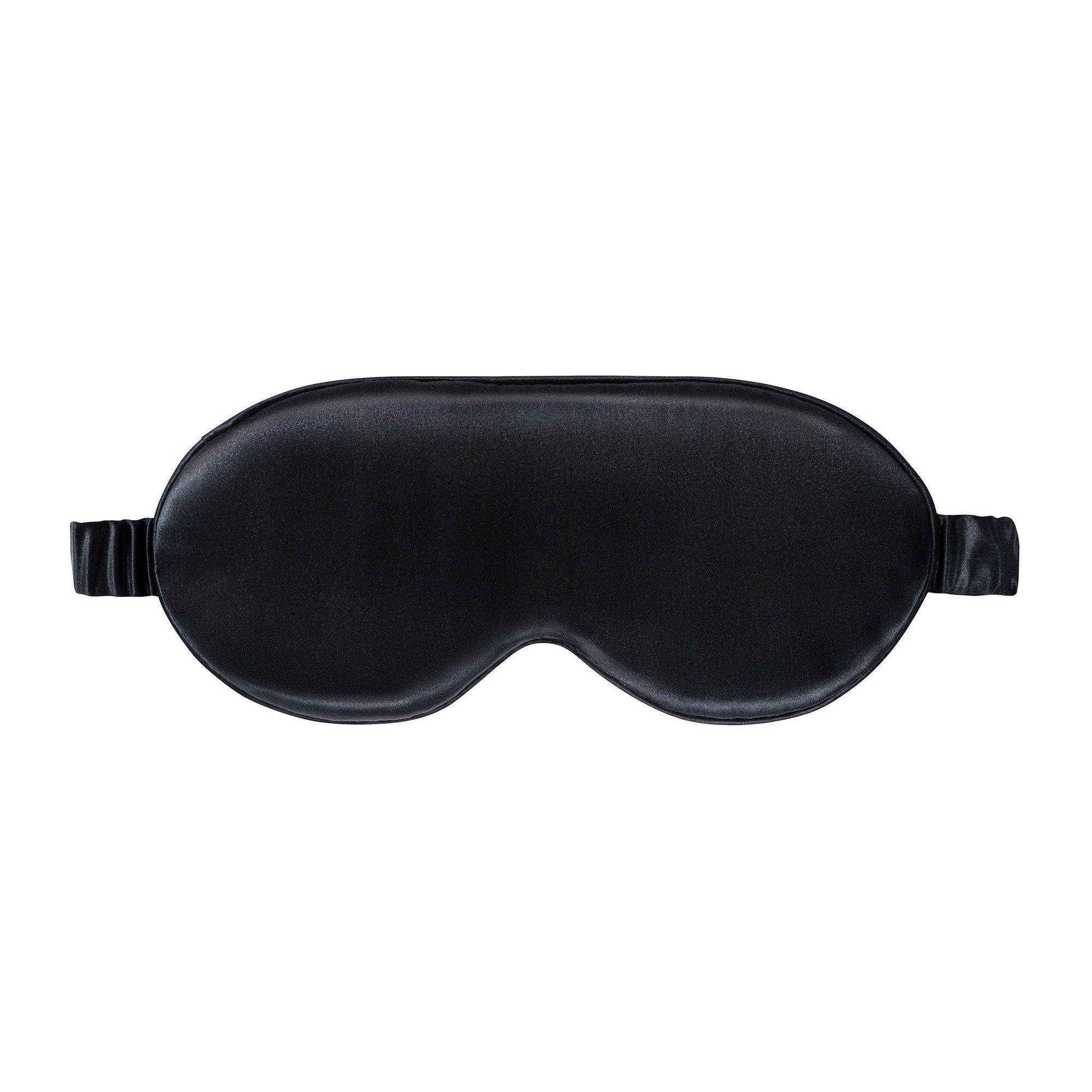 Black - Slip - slip pure silk sleep mask - 2