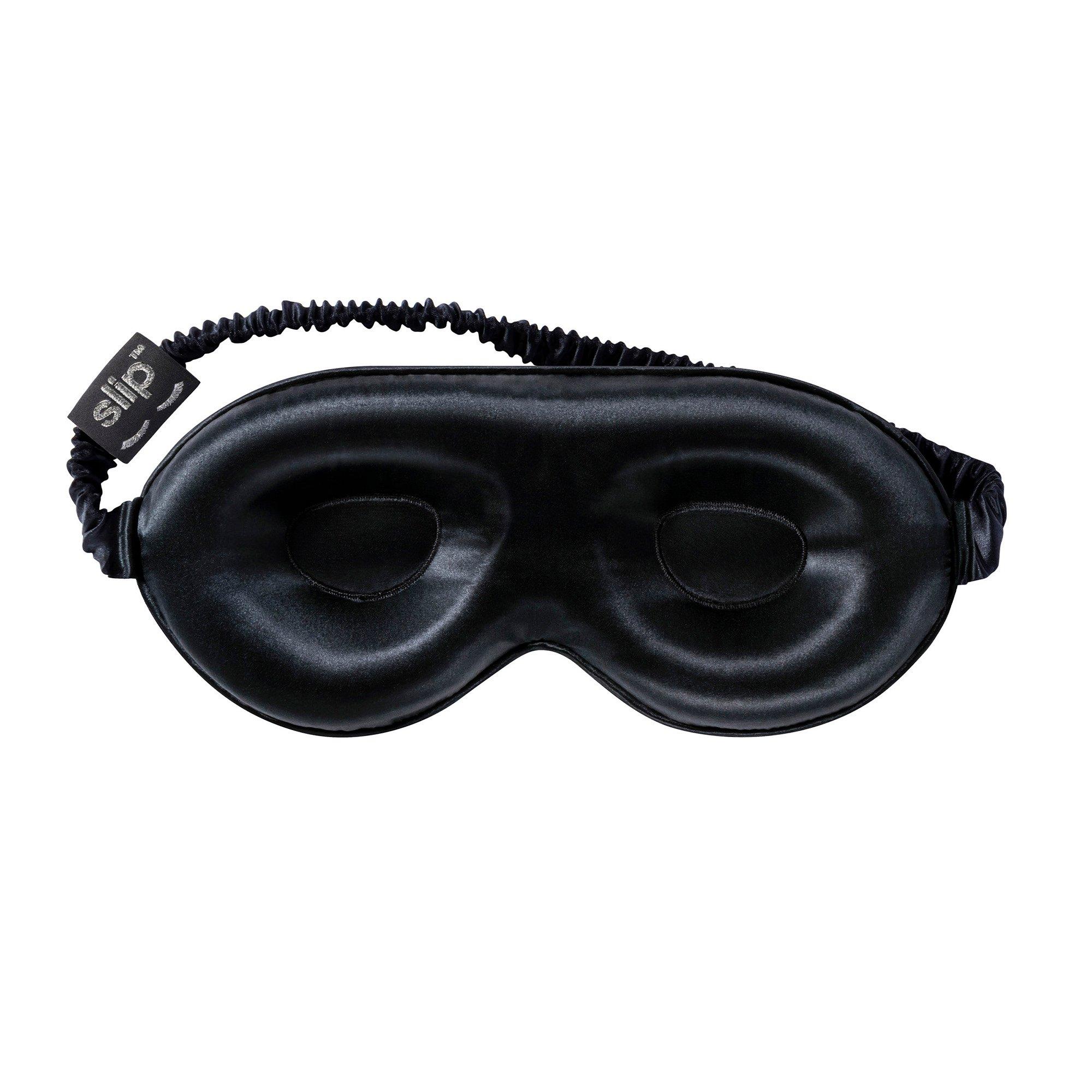 Black - Slip - slip pure silk sleep mask - 3
