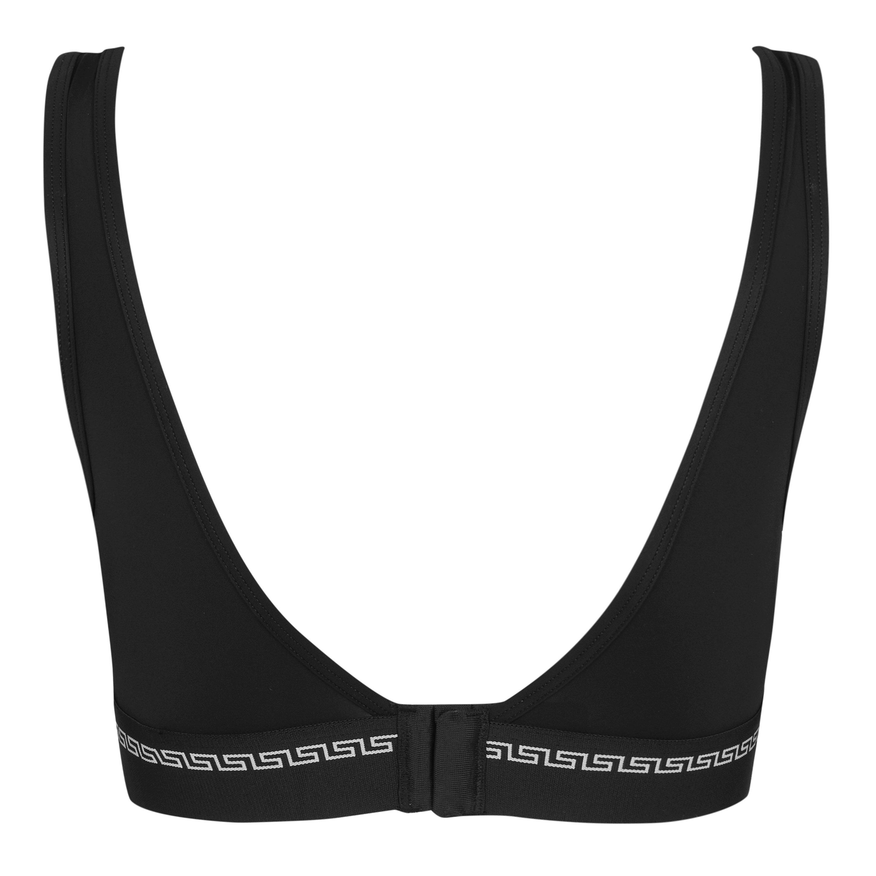 Black 1B000 - Versace Essentials - Essential Greca Bra - 2