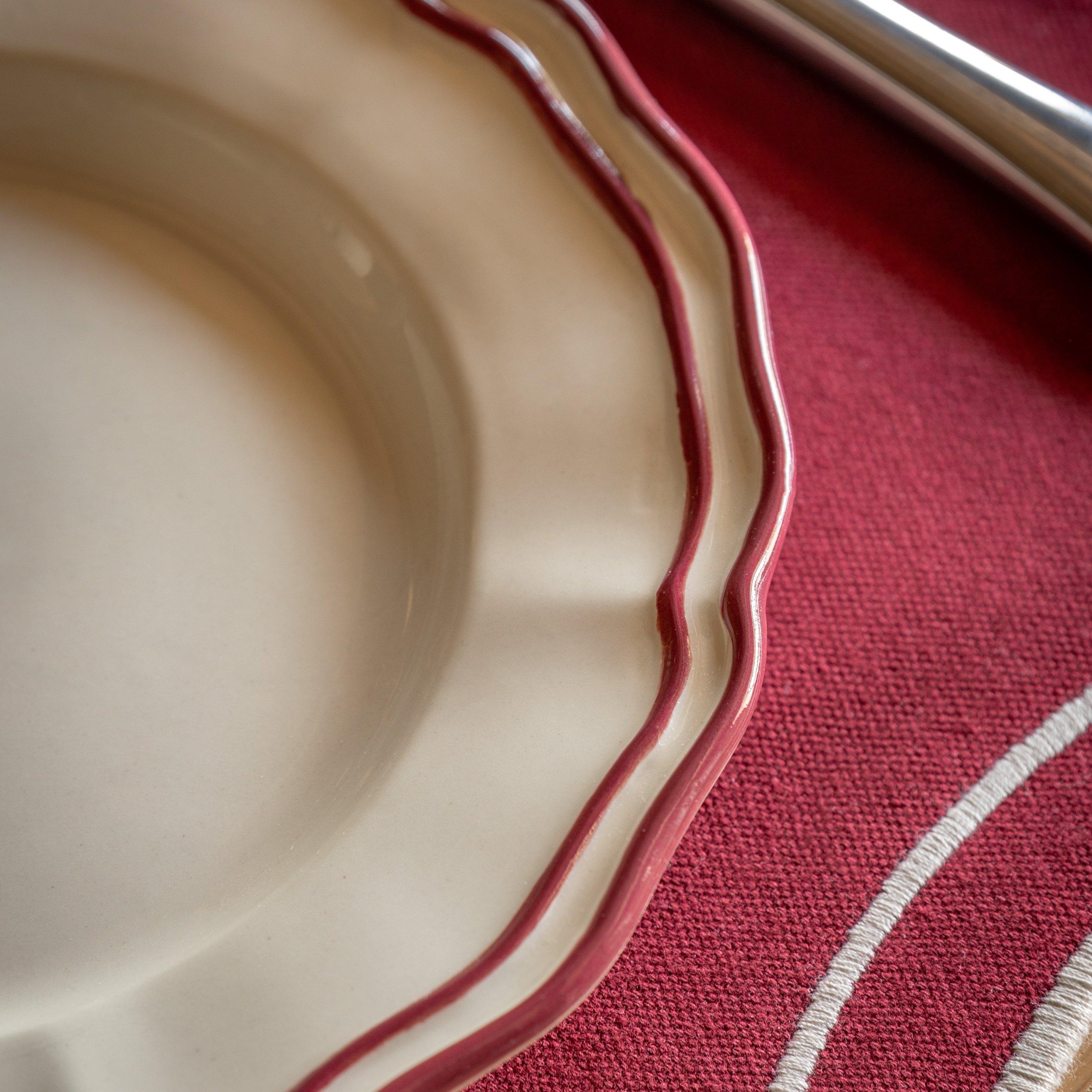 Red Scallop - Gallery - Gallery Set of 4 Plate 88 - 2