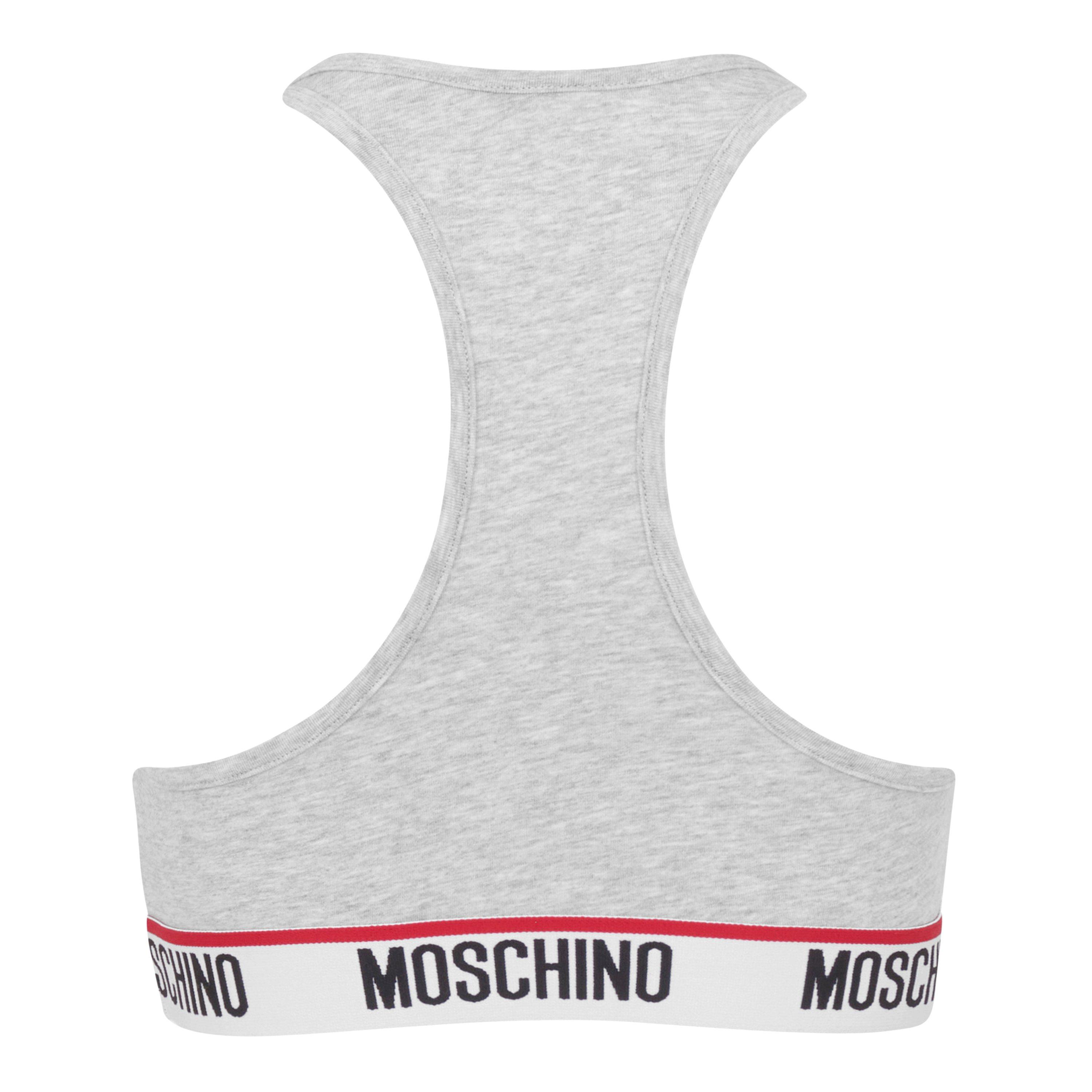 Grey - Moschino - Tape Bralette - 5