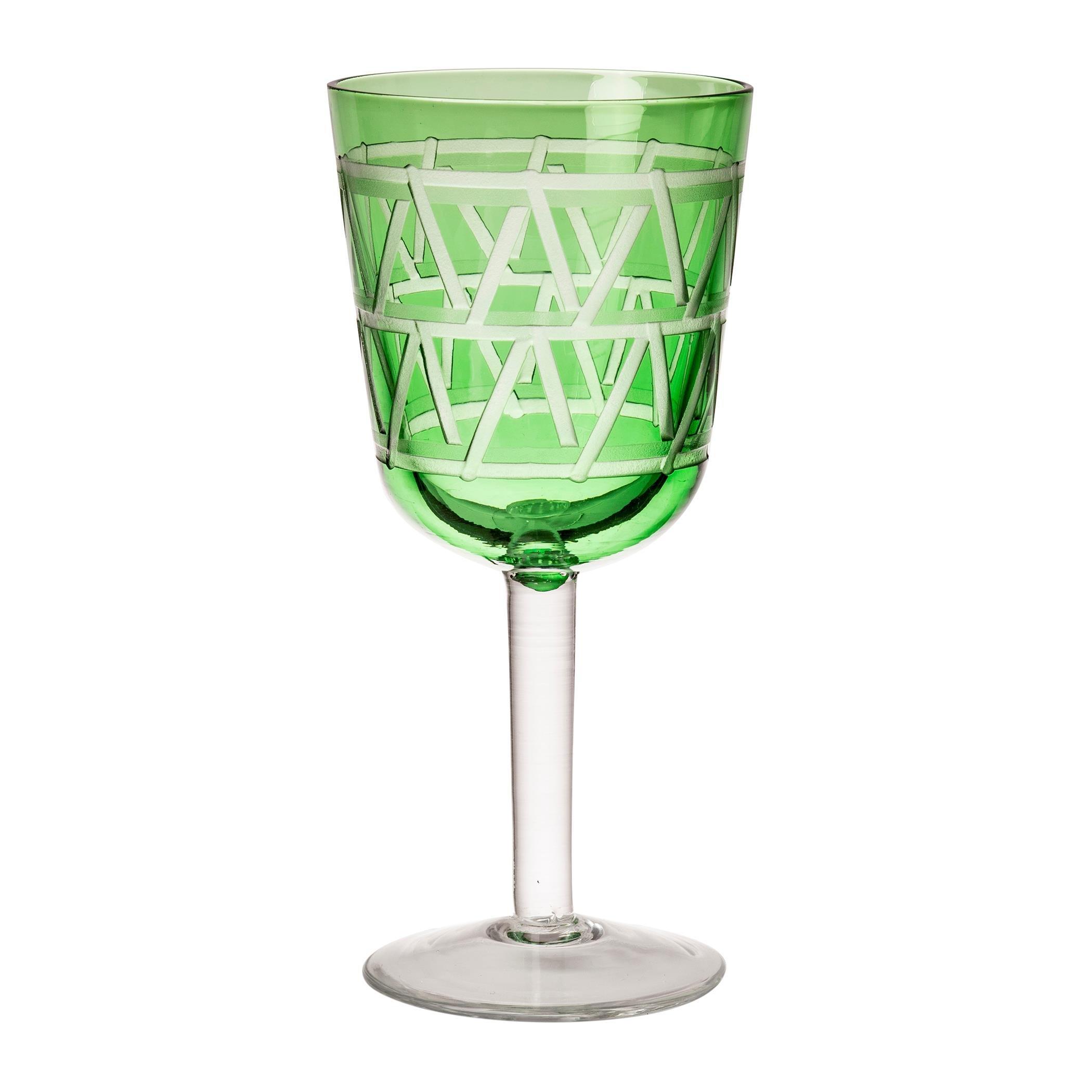 Green/Yellow - Pols Potten - PolsPotten Wine Glass Tie Up - Set Of 4 - 6