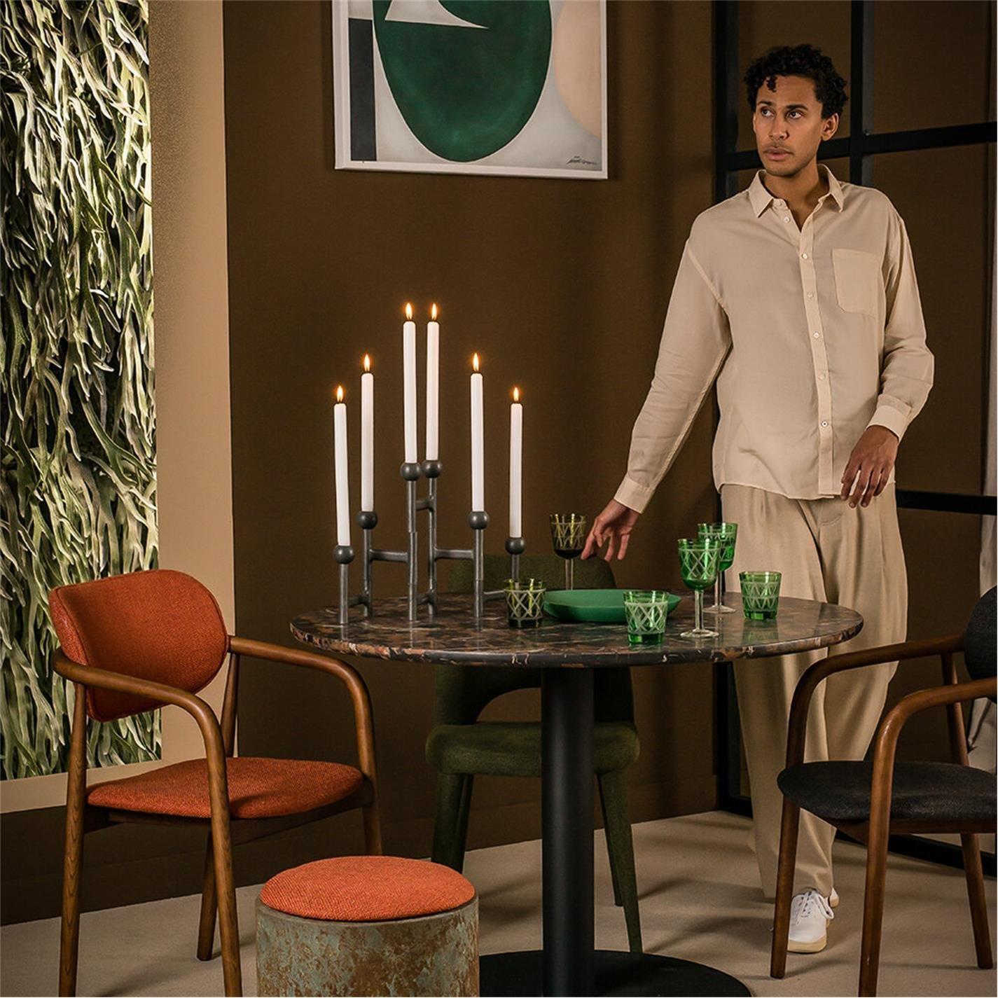 Green/Yellow - Pols Potten - PolsPotten Wine Glass Tie Up - Set Of 4 - 9