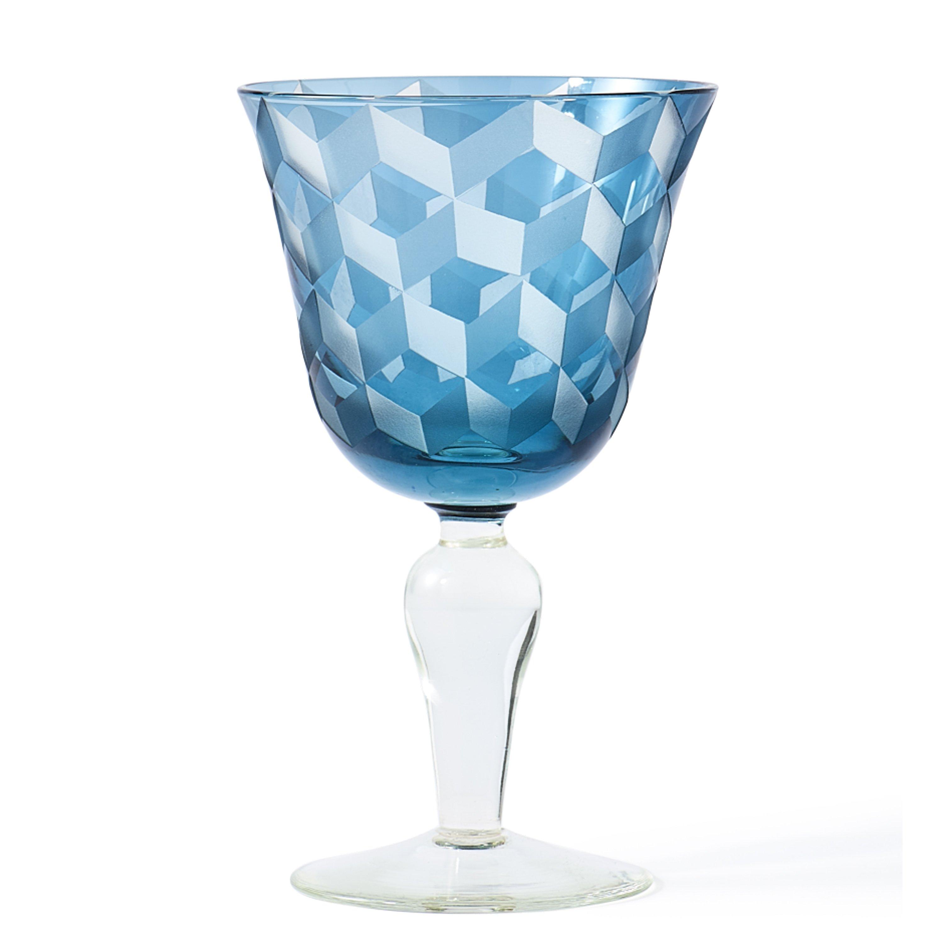 Multicoloured - Pols Potten - PolsPotten Blocks Wine Glasses - Multicoloured - Set of 6 - 6