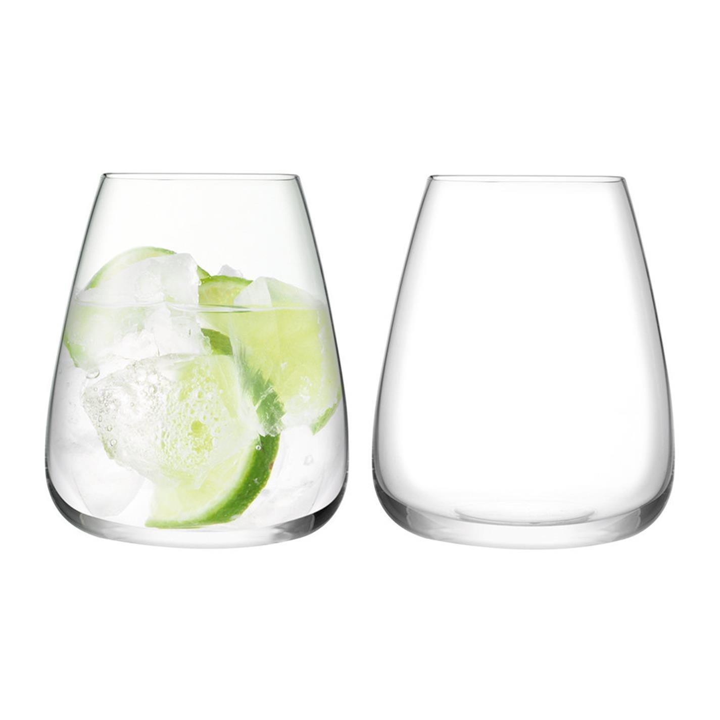 Clear - LSA - Wine Culture Water Glass - Set of 2 - 1
