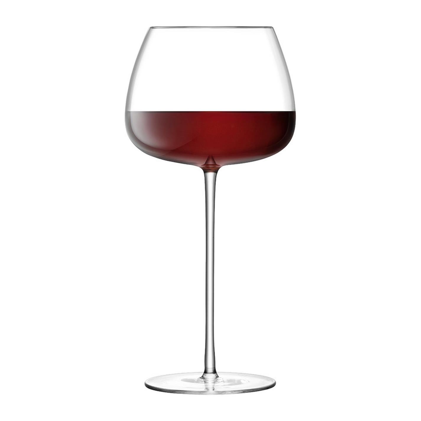 Clear - LSA - Wine Culture Red Wine Balloon Glass - Set of 2 - 3