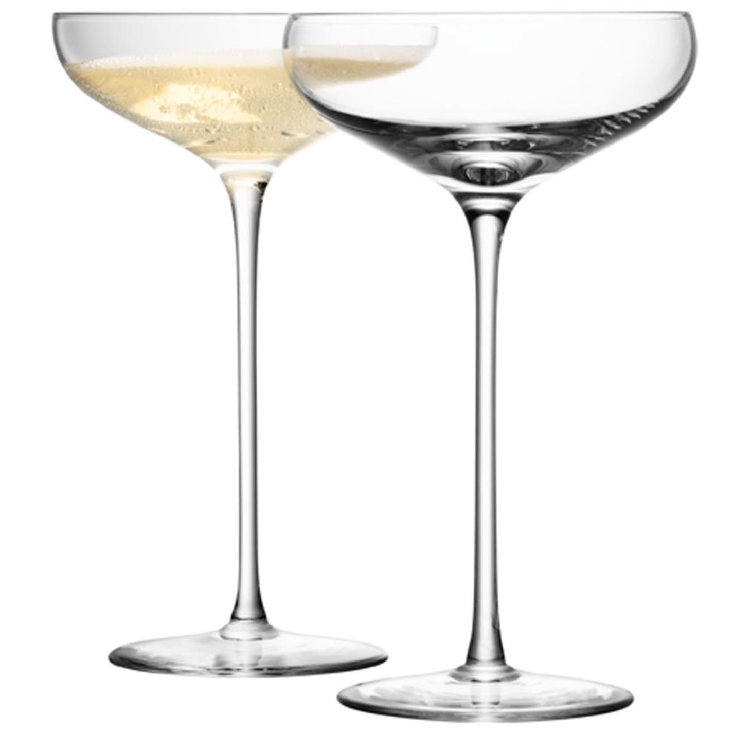 Clear - LSA - Wine Champagne Saucers - 1