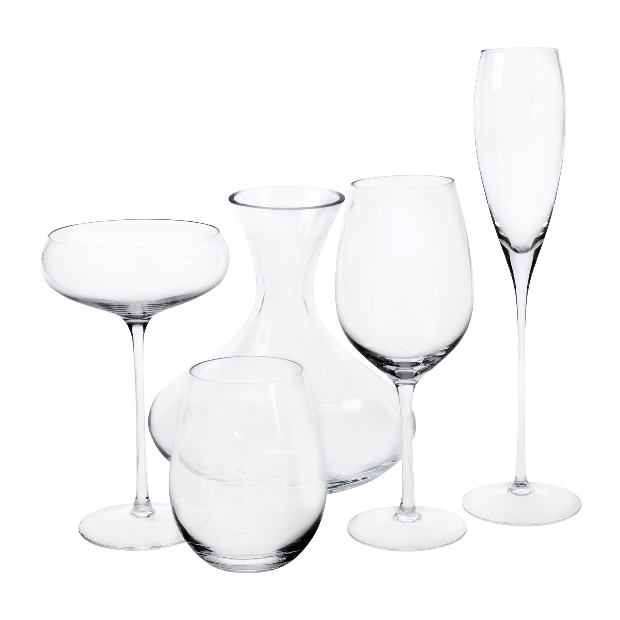 Clear - LSA - Wine Champagne Saucers - 5